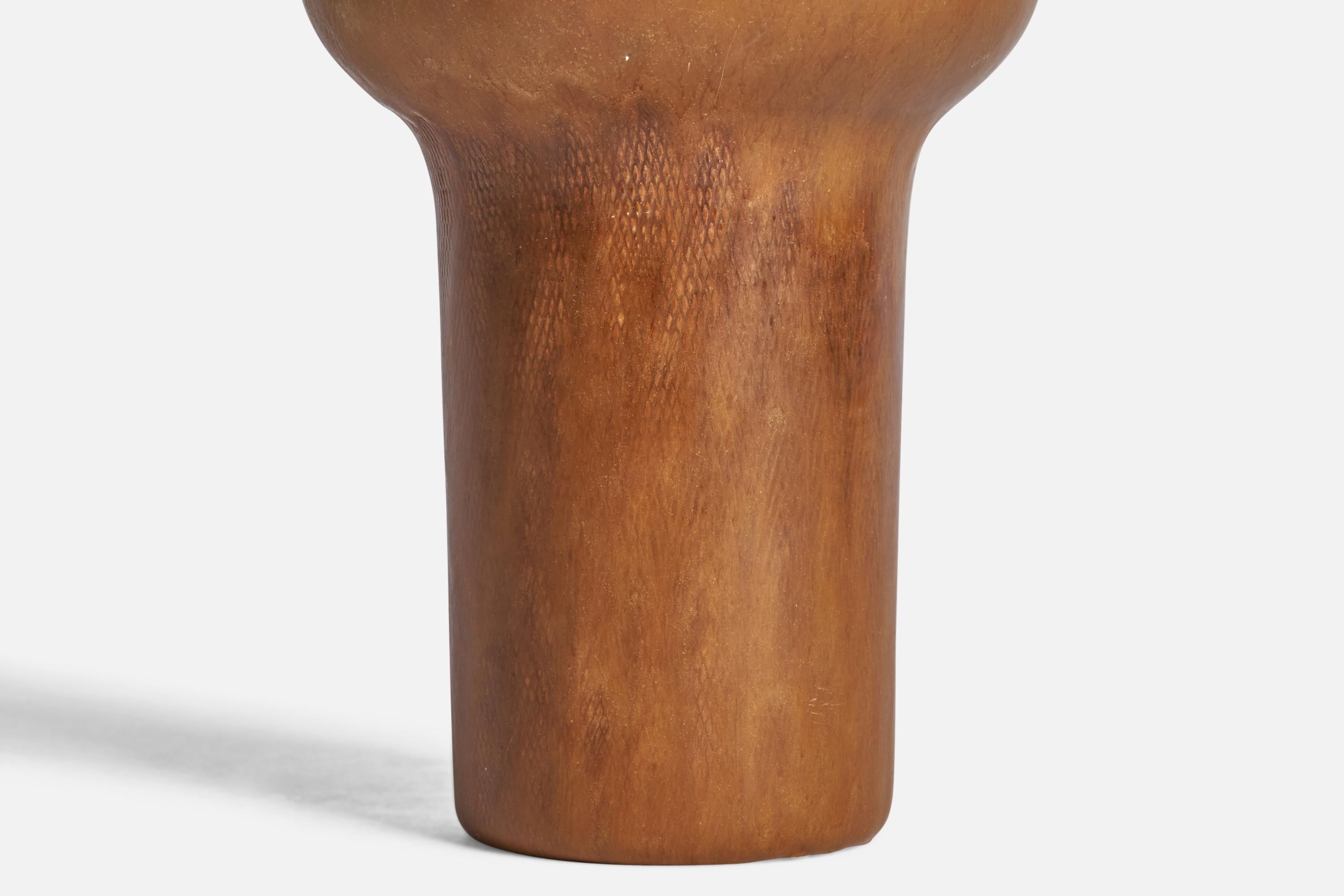 Danish Kirsten Günther, Vase, Stoneware, Denmark, 1972 For Sale