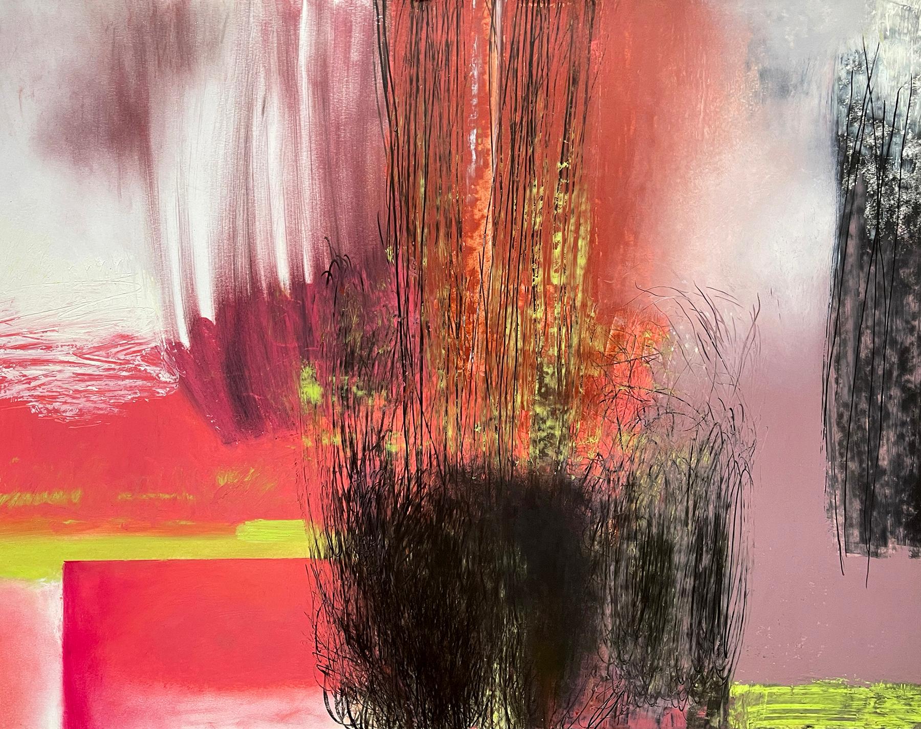 Kirsten Hawthorne received her MFA from the School of the Art Institute of Chicago, and she lives and works in New York City. Hawthorne is a master oil pastellist creating works on paper that perfectly locate a balance; first between abstraction and