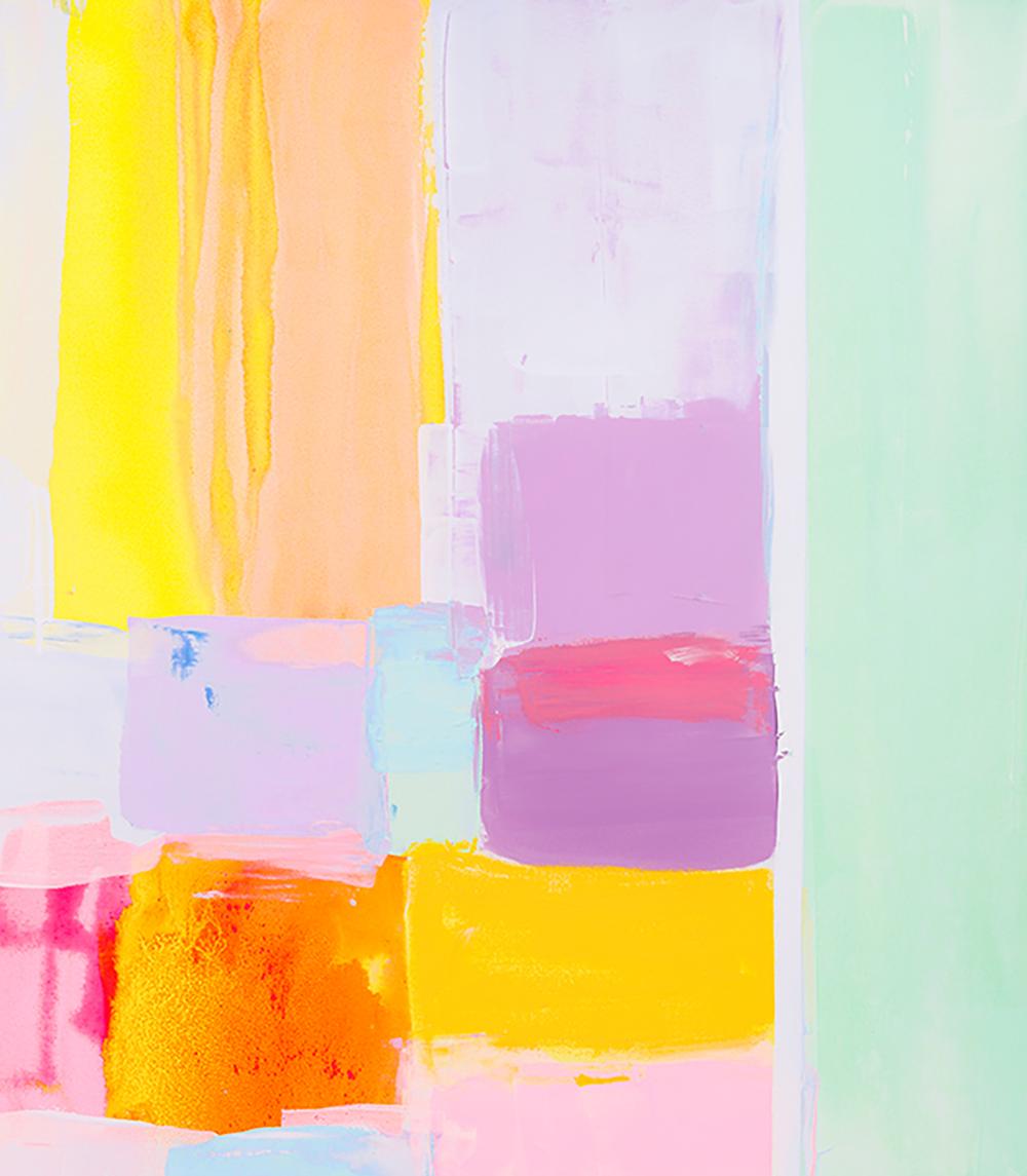 Holiday Vibes par Kirsten Jackson, abstrait moderne contemporain coloré en vente 2