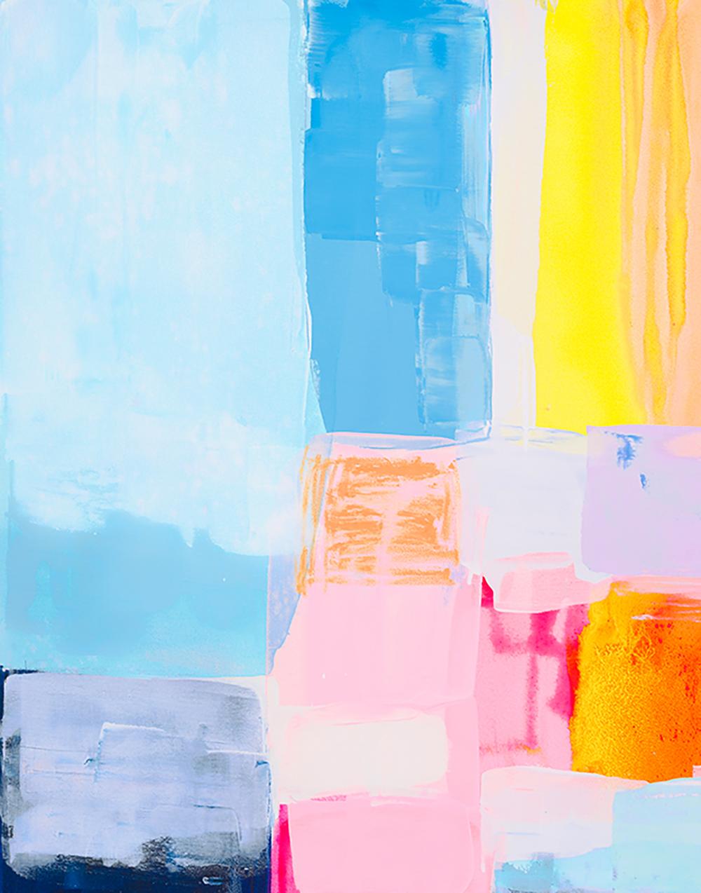 Holiday Vibes par Kirsten Jackson, abstrait moderne contemporain coloré en vente 4