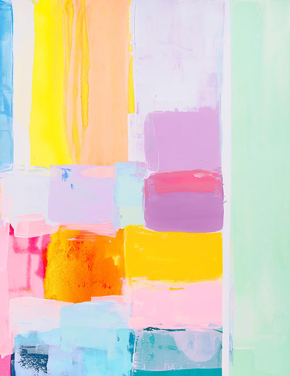 Holiday Vibes par Kirsten Jackson, abstrait moderne contemporain coloré en vente 6