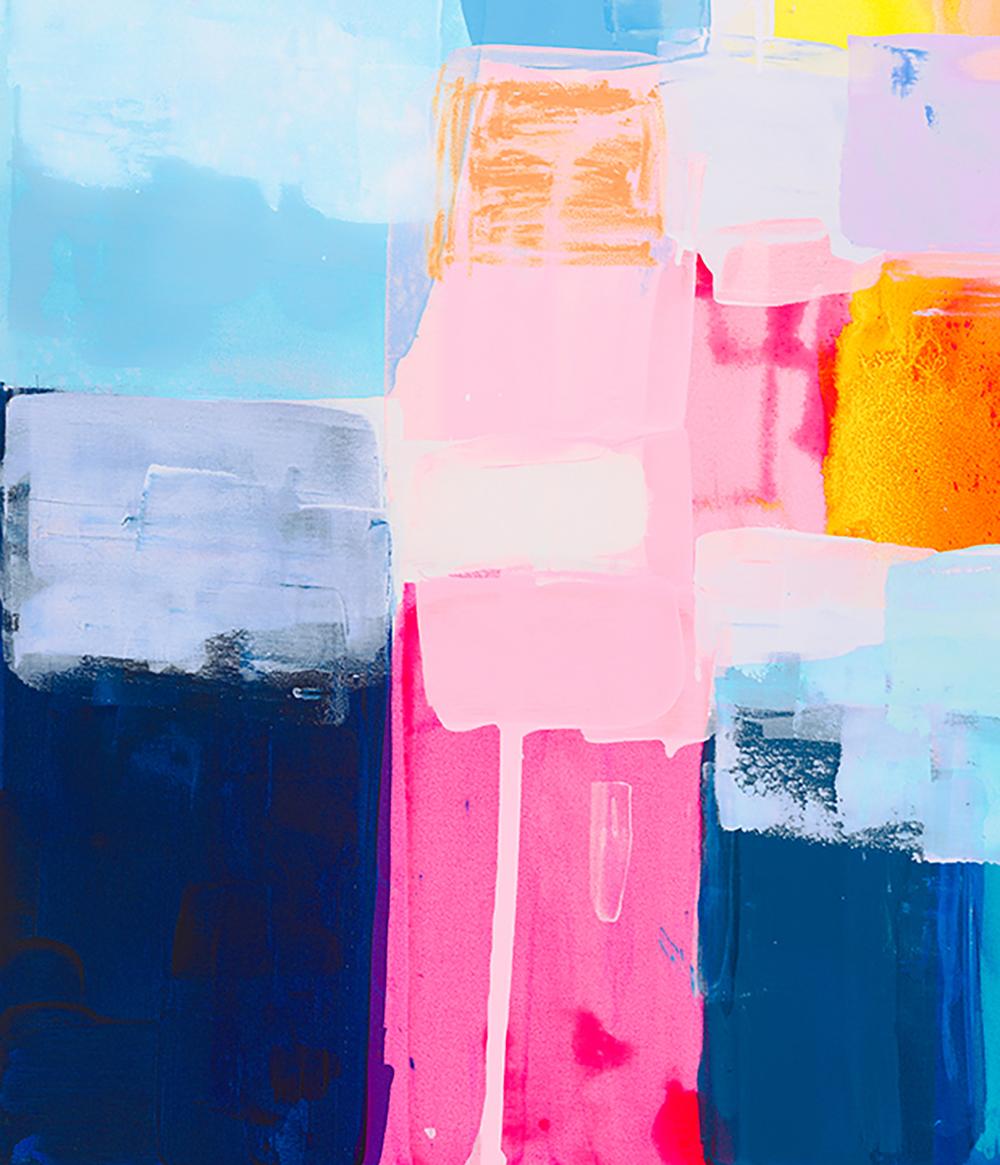 Holiday Vibes par Kirsten Jackson, abstrait moderne contemporain coloré en vente 7