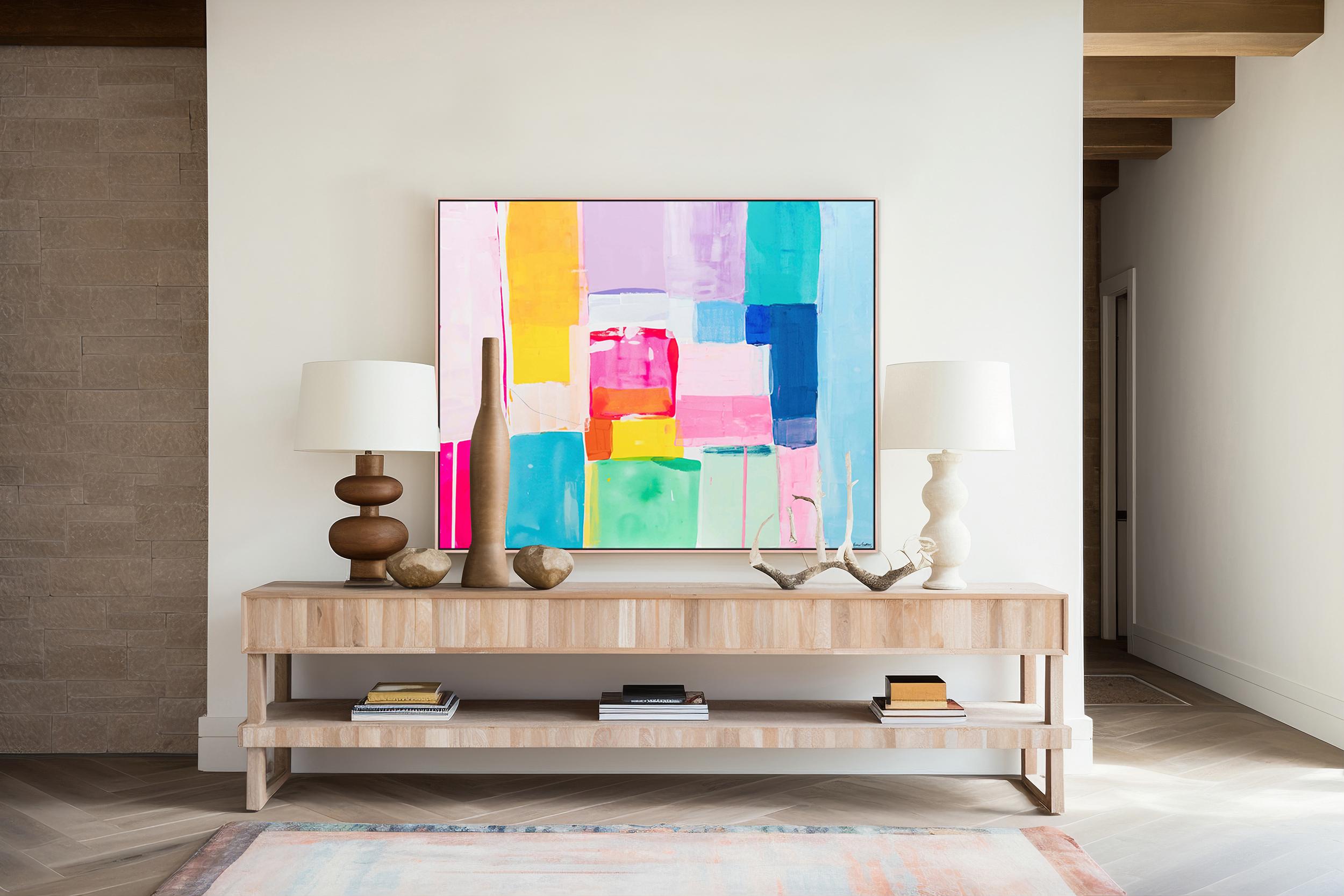 Last Forever par Kirsten Jackson, moderne contemporain coloré abstrait en vente 2