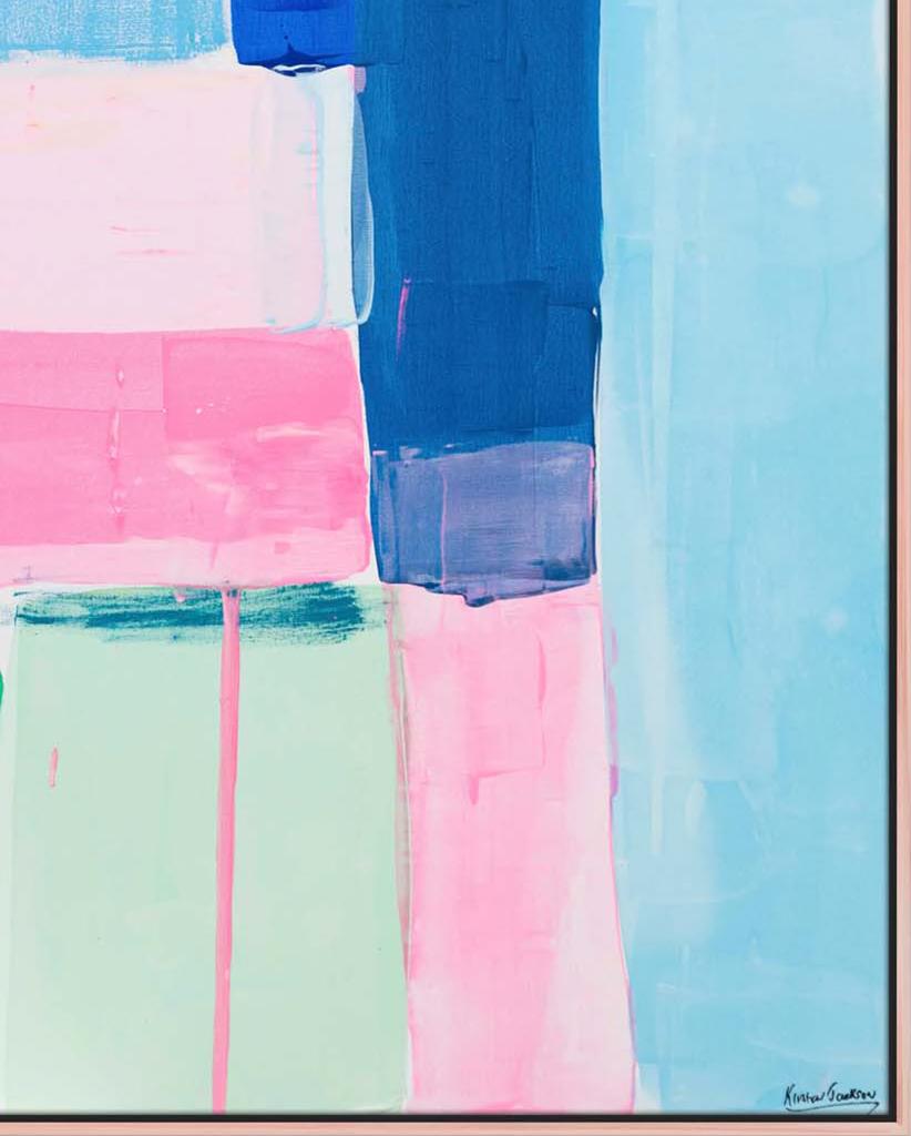 Last Forever par Kirsten Jackson, moderne contemporain coloré abstrait en vente 3