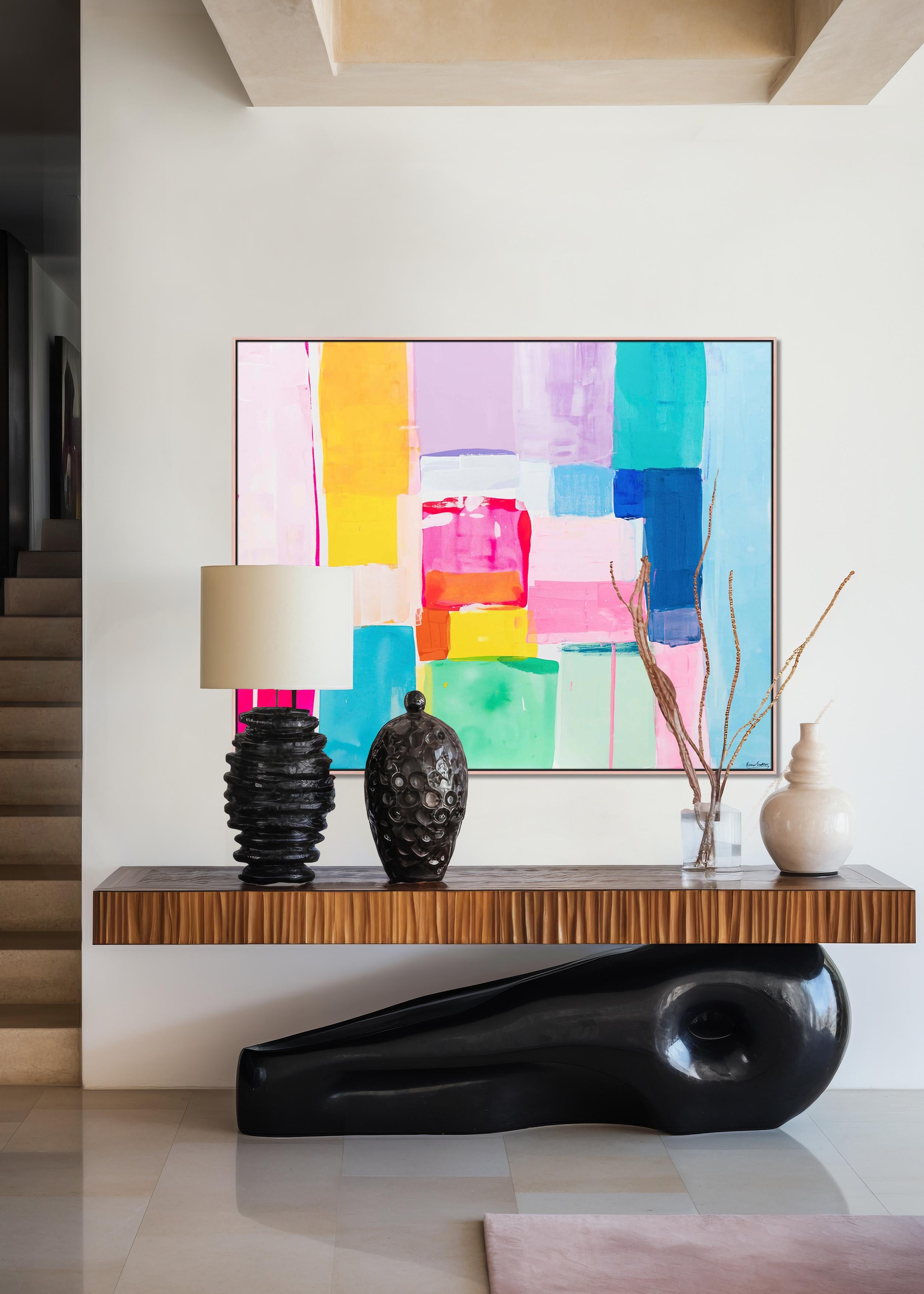 Last Forever par Kirsten Jackson, moderne contemporain coloré abstrait en vente 5