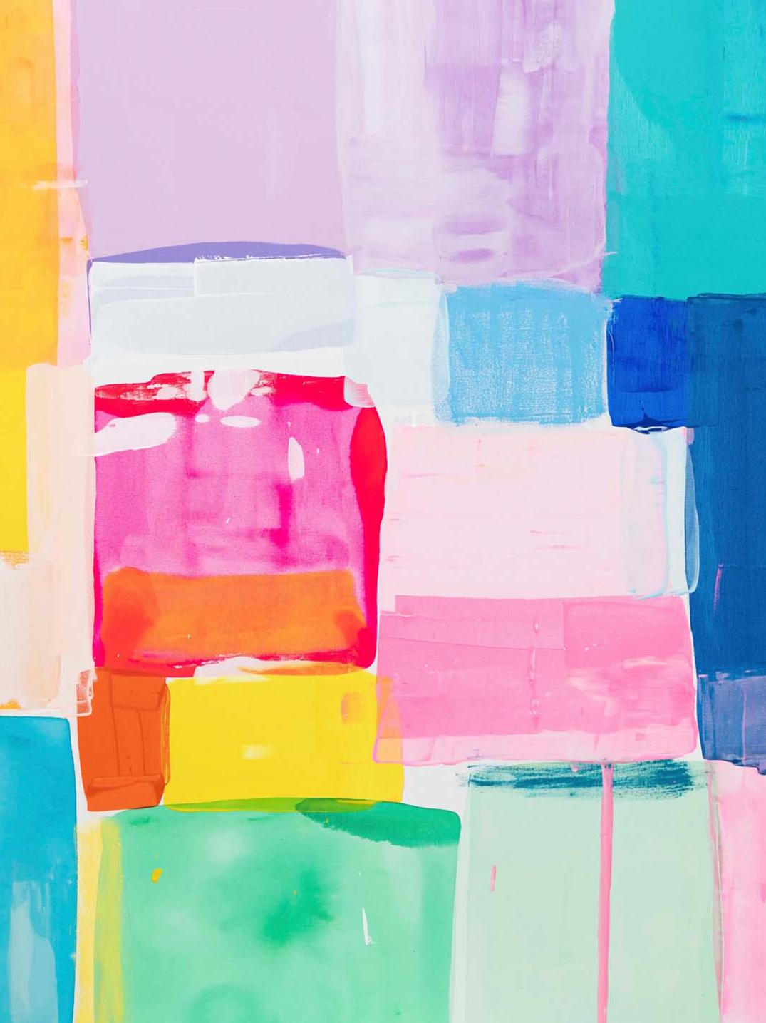Last Forever par Kirsten Jackson, moderne contemporain coloré abstrait en vente 6