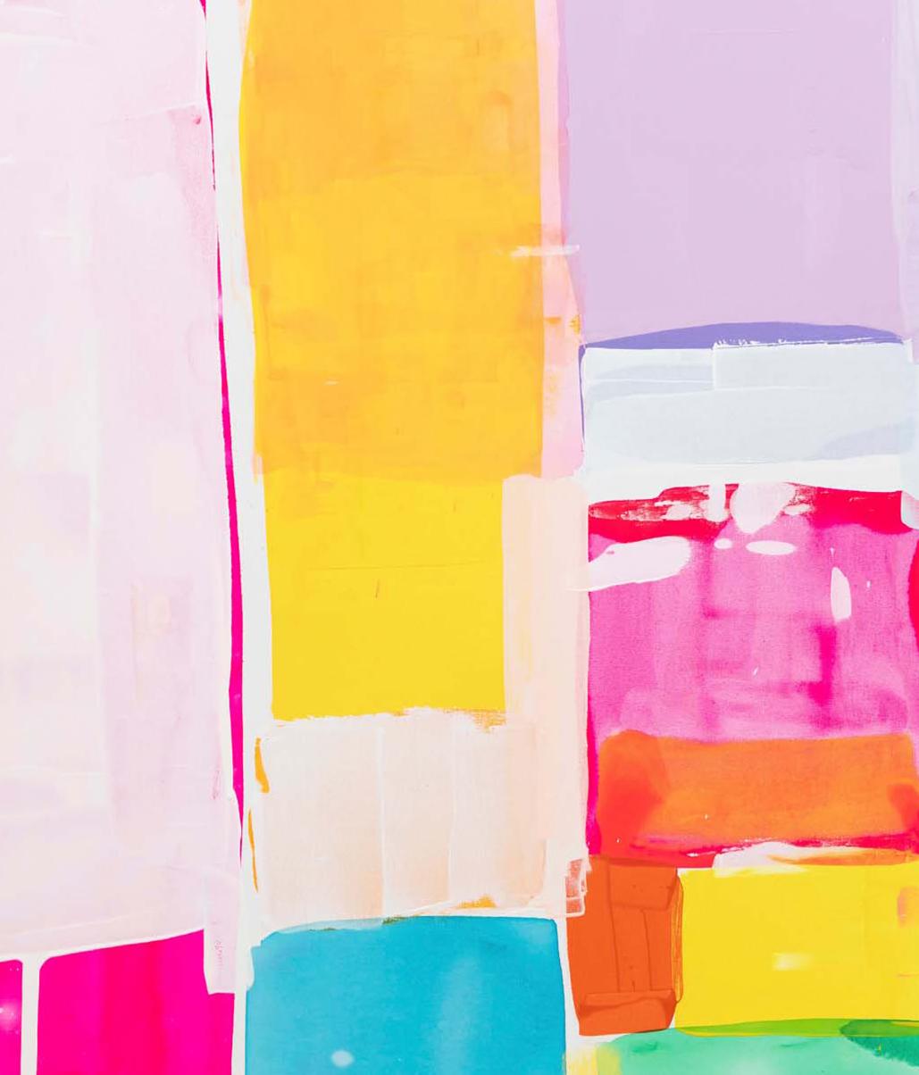 Last Forever par Kirsten Jackson, moderne contemporain coloré abstrait en vente 8
