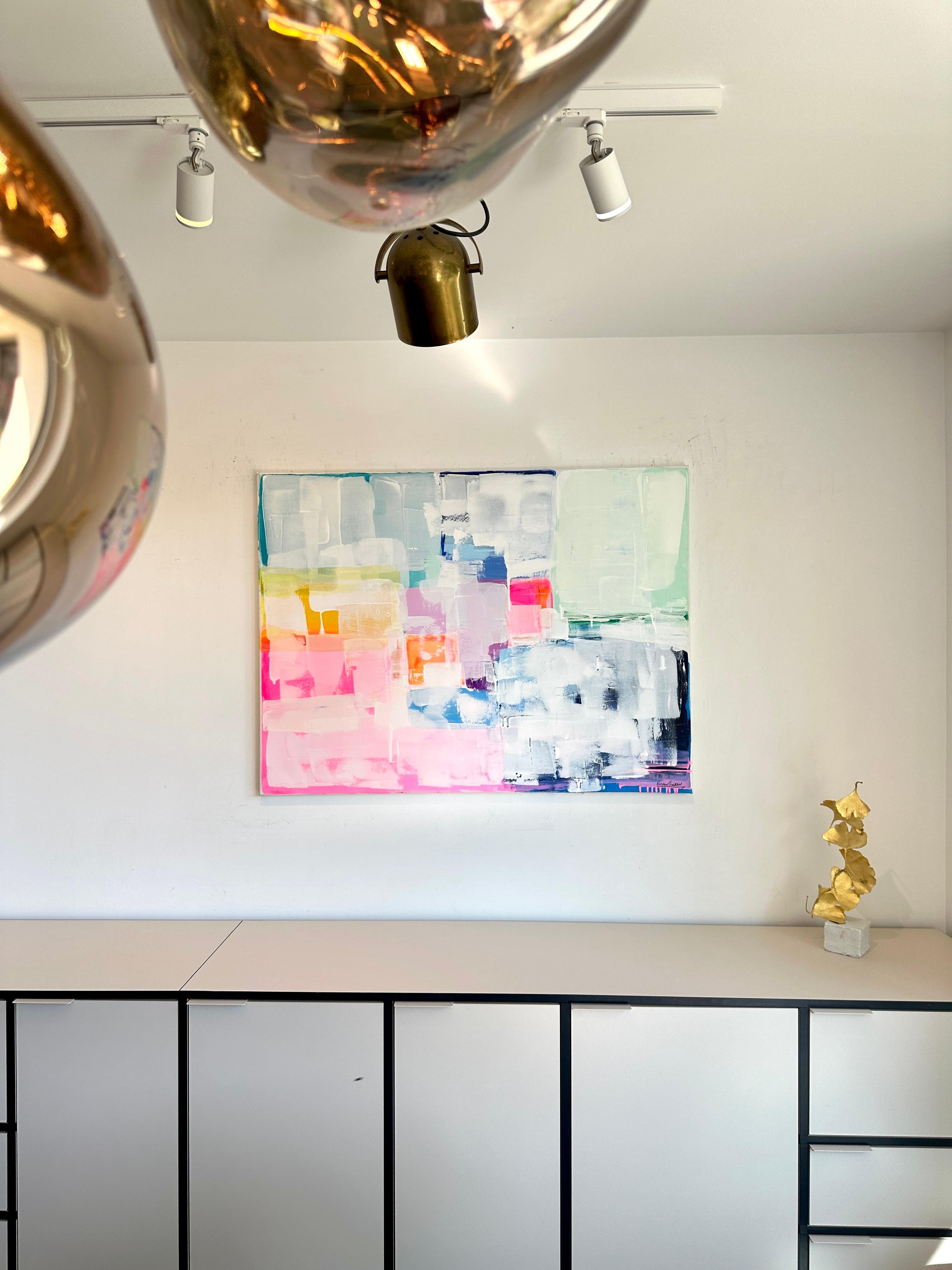 More Love by Kirsten Jackson, modern contemporary colorful abstract For Sale 9