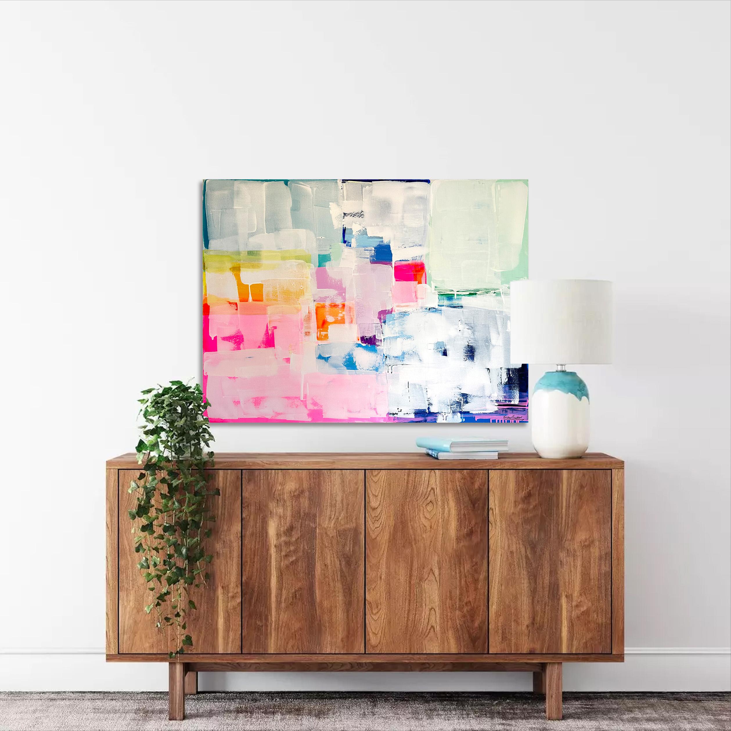 More Love by Kirsten Jackson, modern contemporary colorful abstract For Sale 2