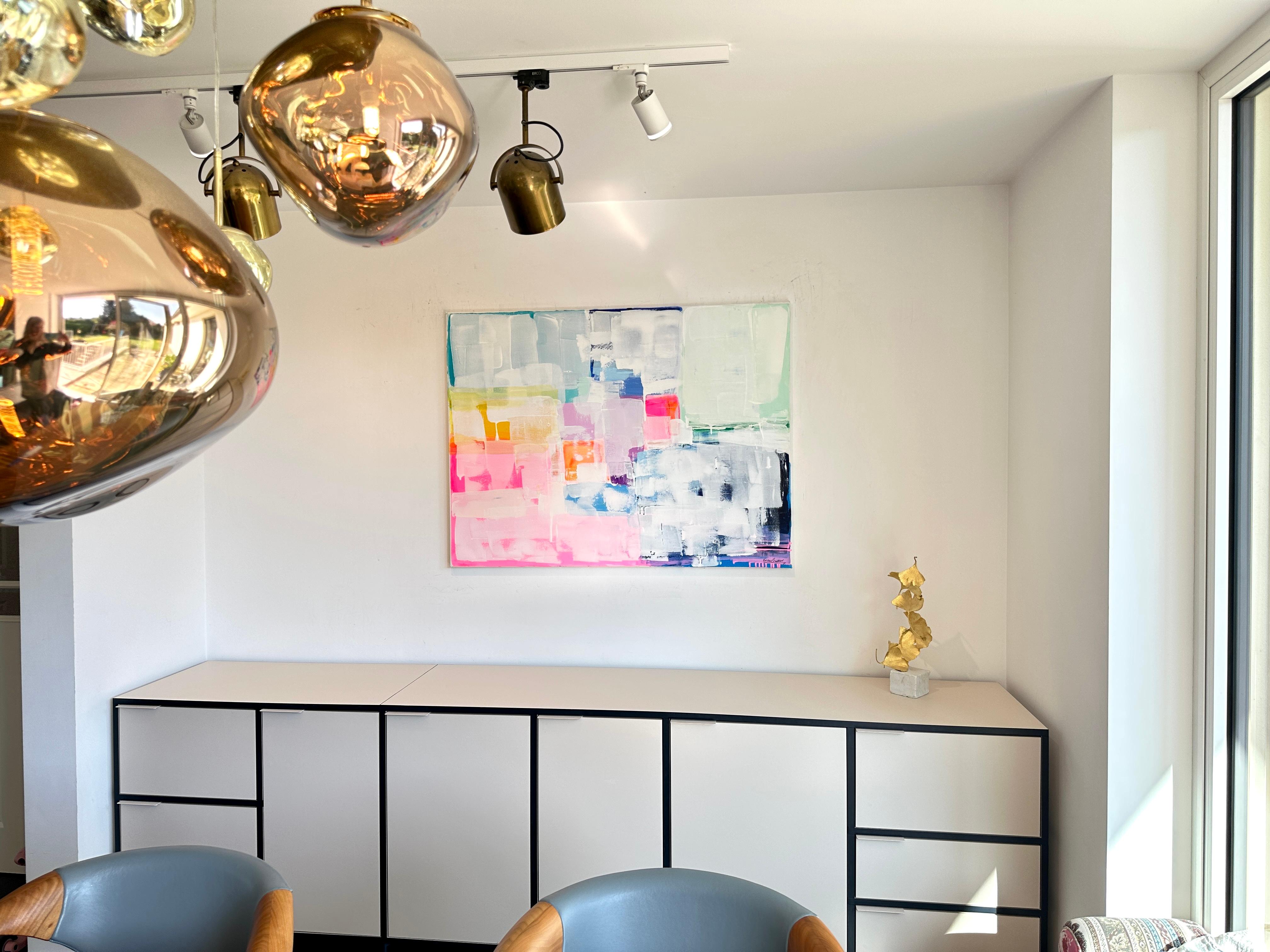 More Love by Kirsten Jackson, modern contemporary colorful abstract For Sale 6