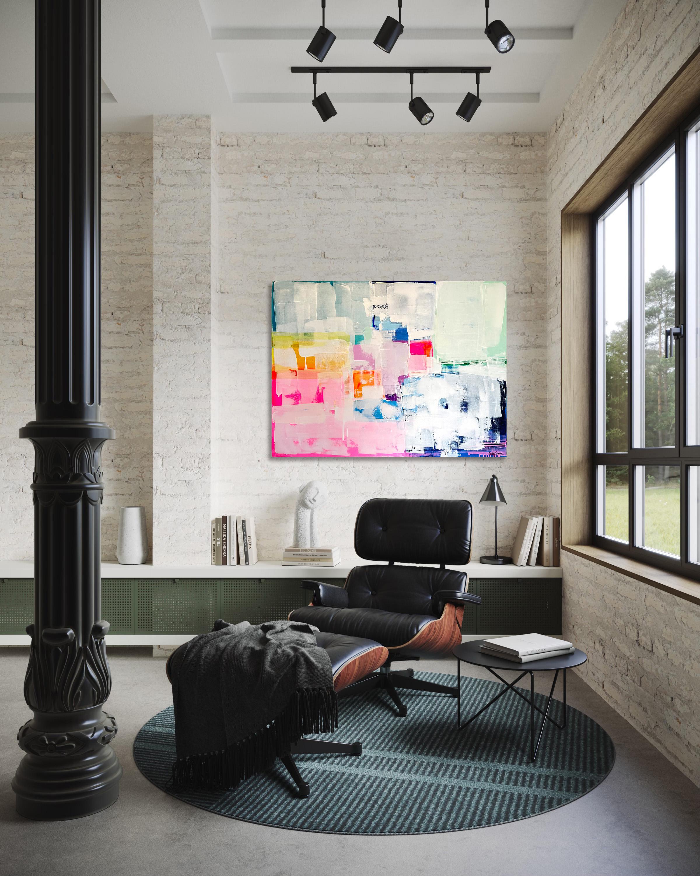 More Love by Kirsten Jackson, modern contemporary colorful abstract For Sale 8