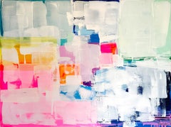 More Love by Kirsten Jackson, modern contemporary colorful abstract