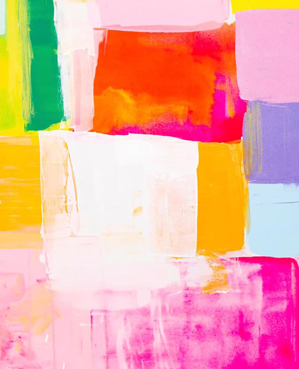 Summer days Series par Kirsten Jackson, moderne contemporain coloré abstrait en vente 6