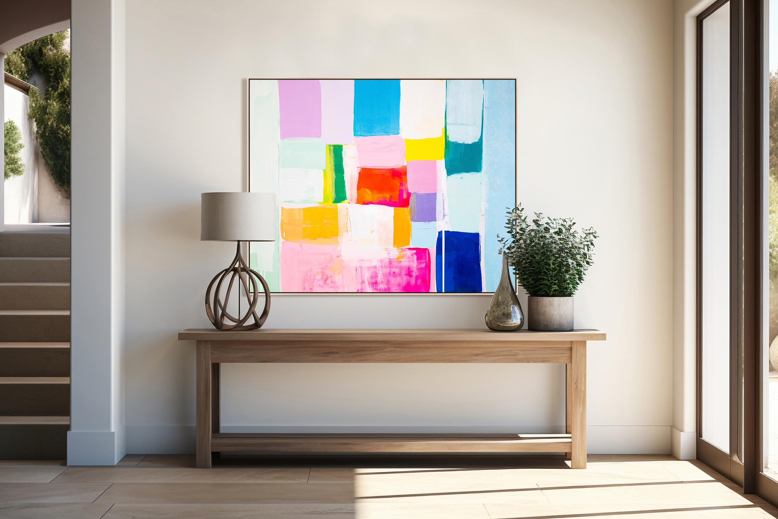 Summer days Series par Kirsten Jackson, moderne contemporain coloré abstrait en vente 7