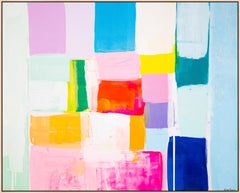 Summer days Series by Kirsten Jackson, modern contemporary colorful abstract