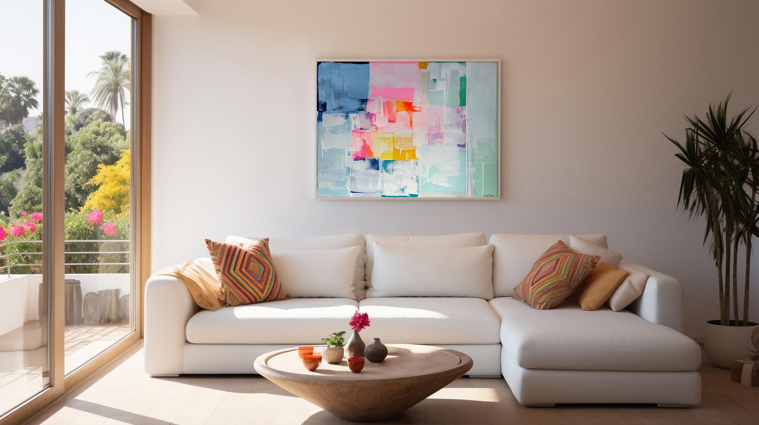 Lasting Love par Kirsten Jackson, moderne contemporain coloré abstrait en vente 9