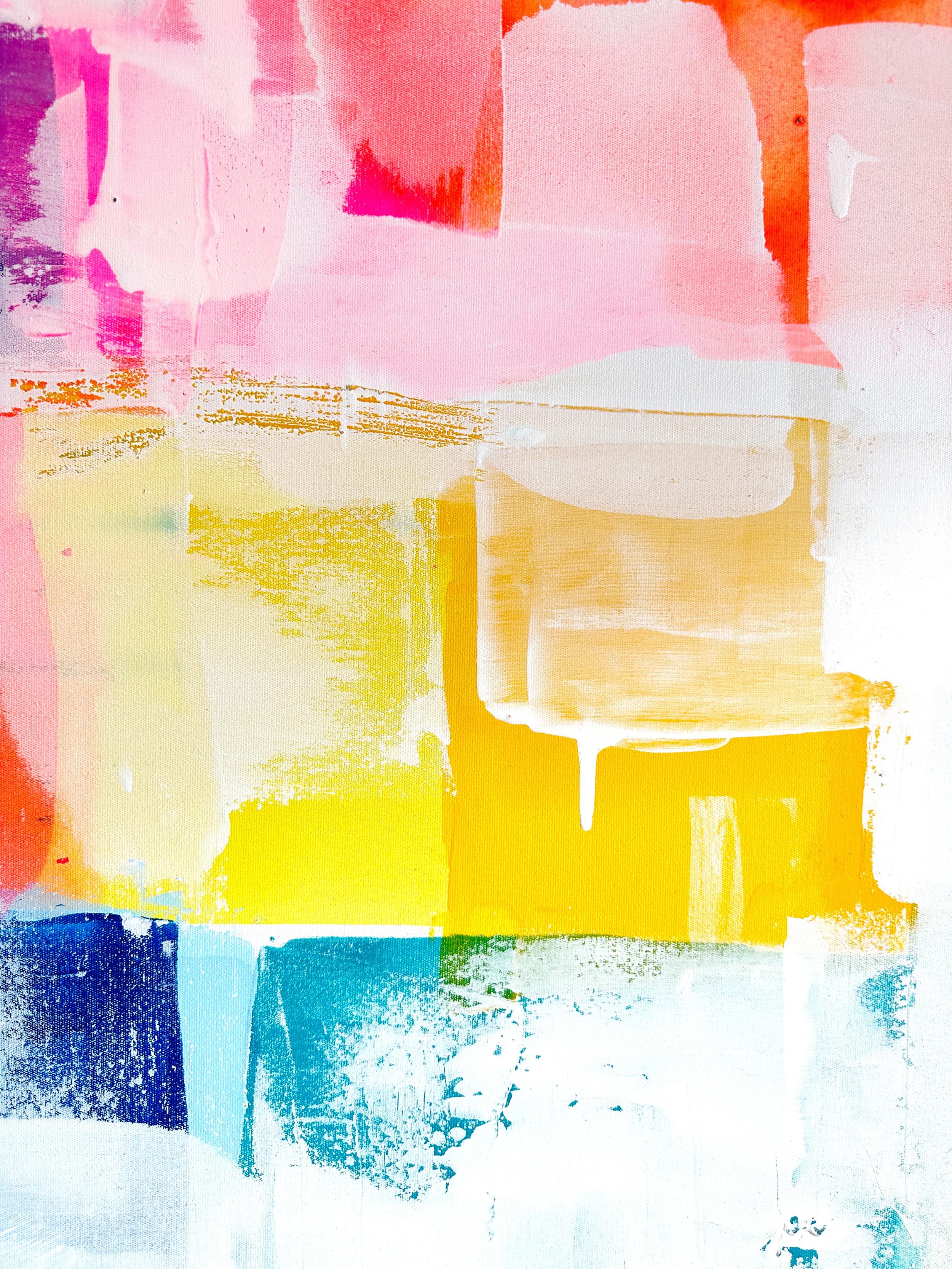 Lasting Love par Kirsten Jackson, moderne contemporain coloré abstrait en vente 2