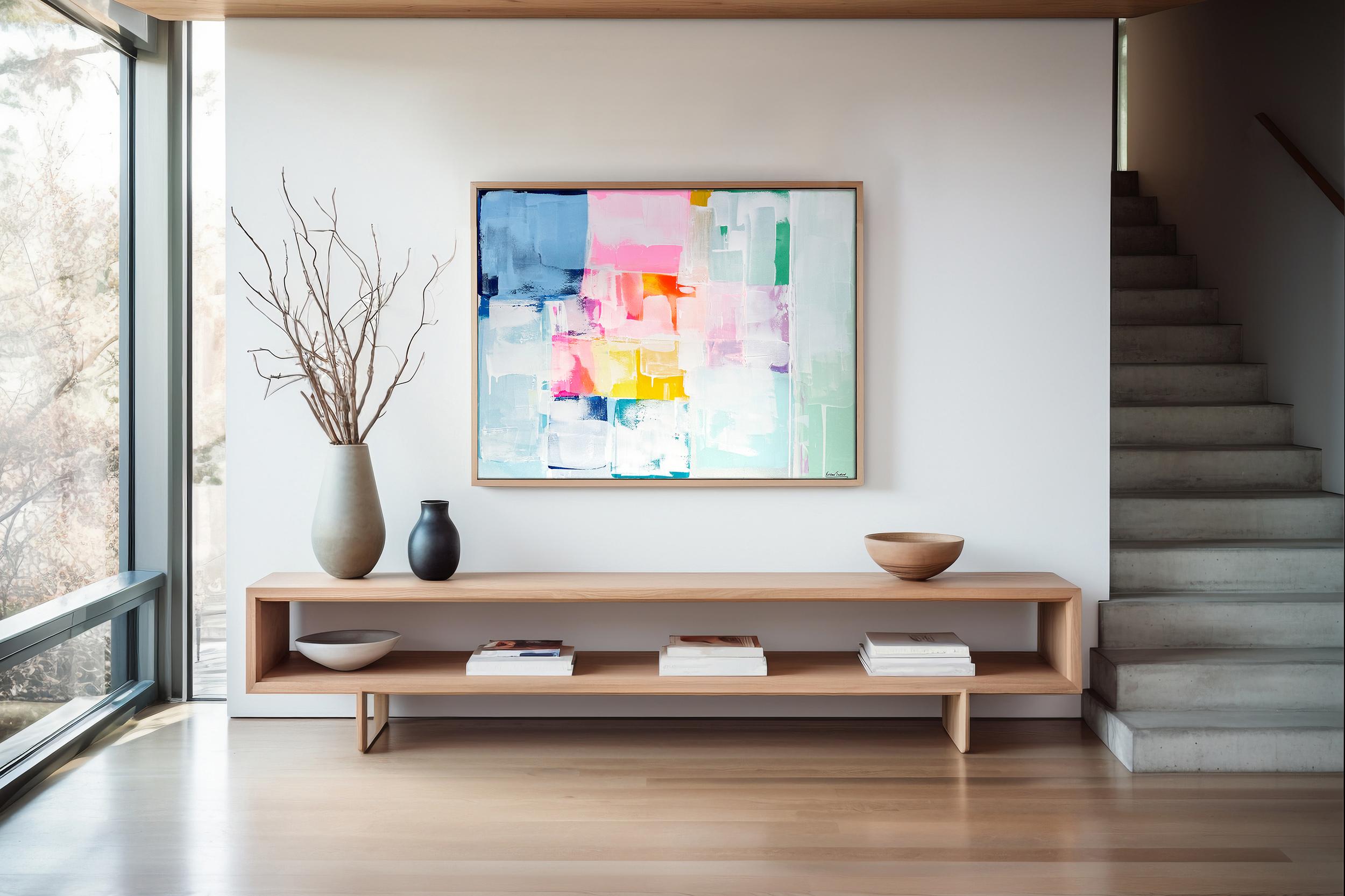 Lasting Love par Kirsten Jackson, moderne contemporain coloré abstrait en vente 3