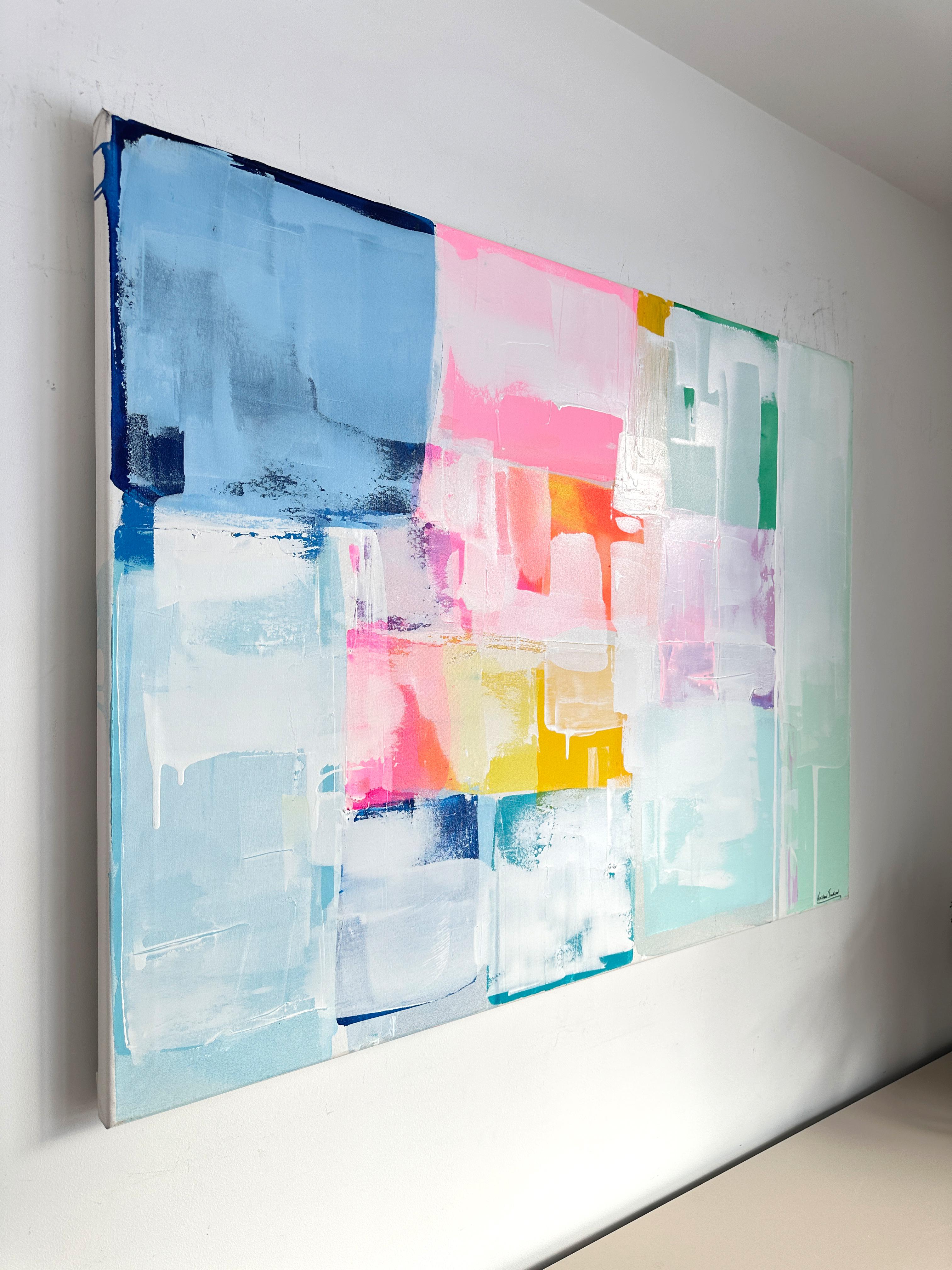Lasting Love par Kirsten Jackson, moderne contemporain coloré abstrait en vente 4