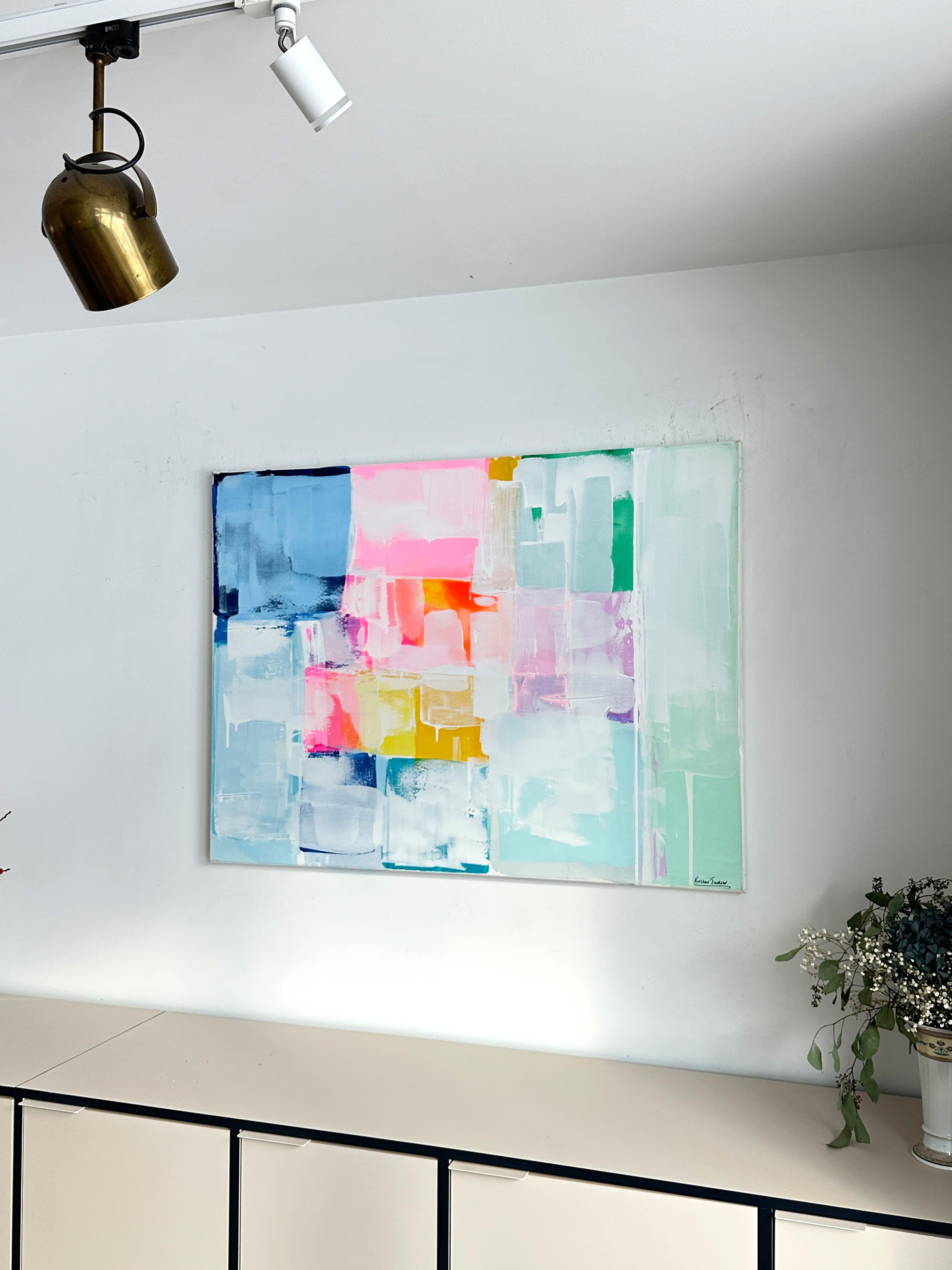 Lasting Love par Kirsten Jackson, moderne contemporain coloré abstrait en vente 7