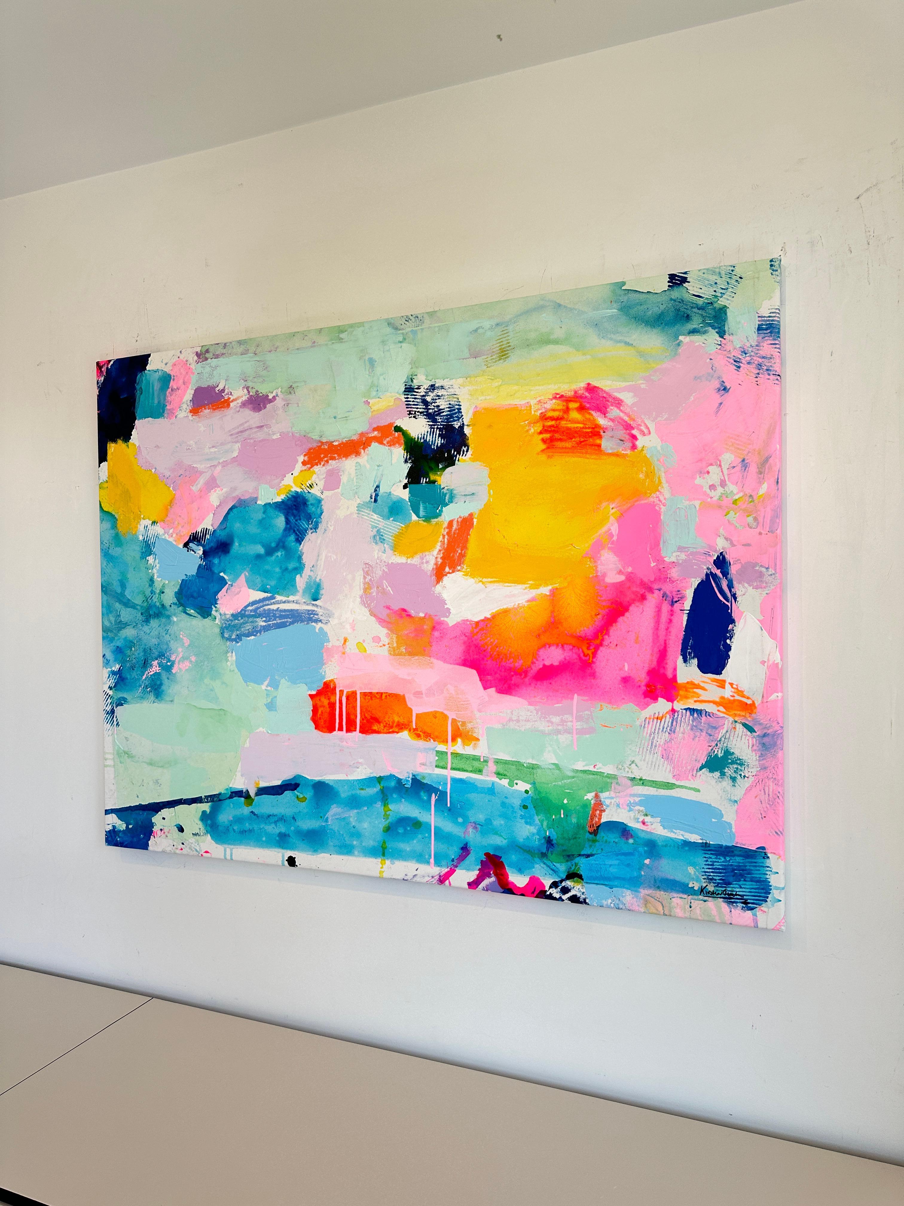 Sunkissed de Kirsten Jackson, abstracto colorido contemporáneo moderno en venta 8