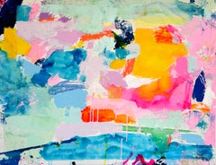 Sunkissed by Kirsten Jackson, modern contemporary colorful abstract