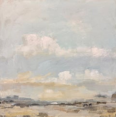 All IN A DAY Original large western Impressionism landscape painting by Kainz