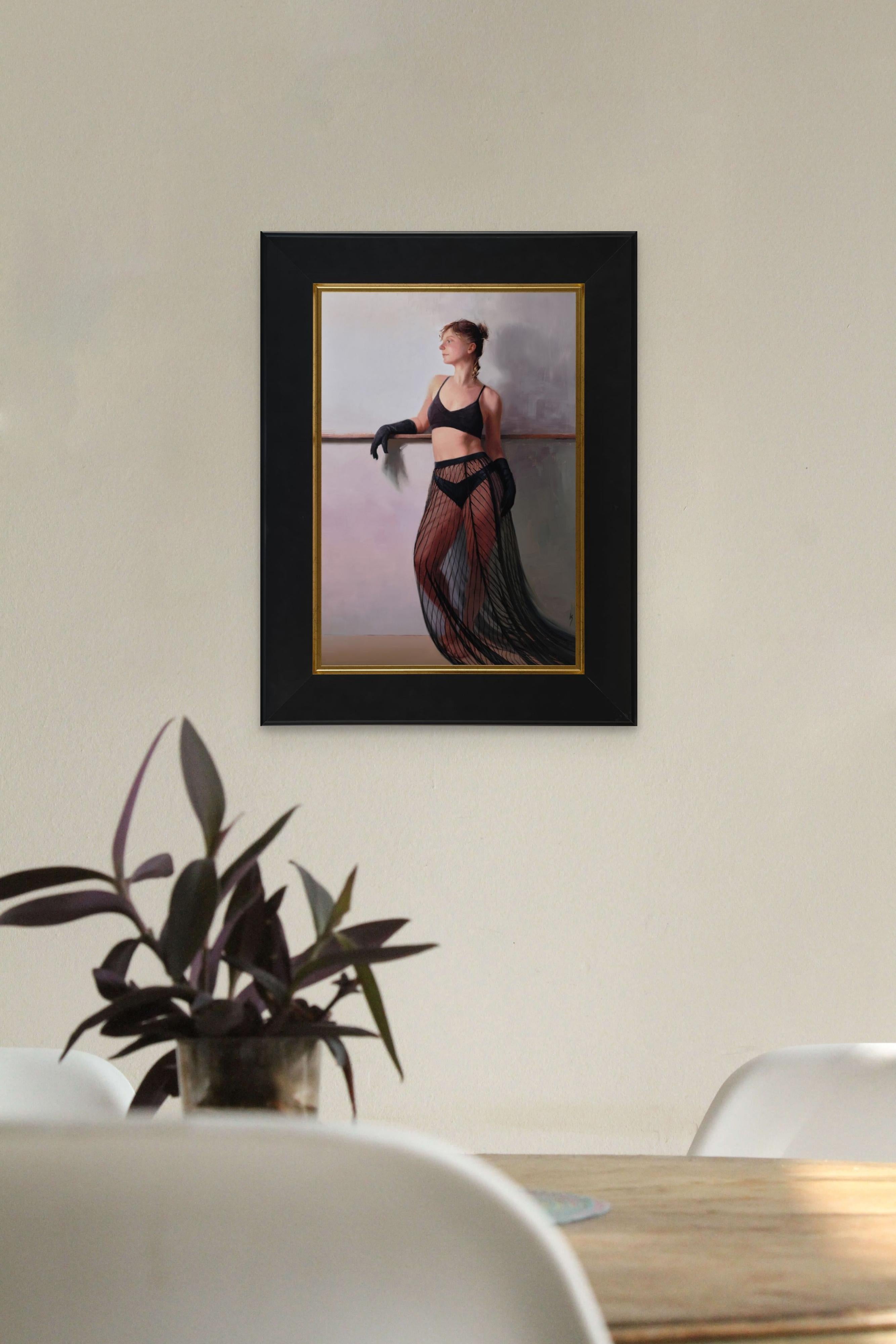 „A Night to Remember“ (2024) – Original Ölgemälde einer Frau von Kirsten Savage im Angebot 8
