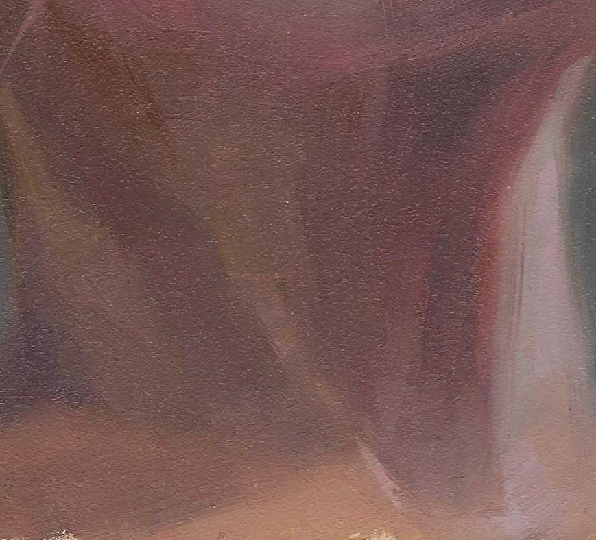 « A Rich Past » (2024) par Kirsten Savage, peinture à l'huile originale, portrait en vente 3