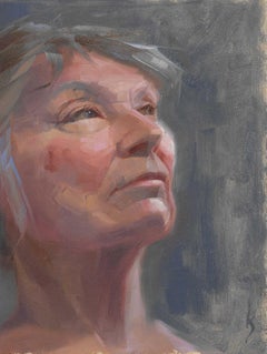 "Un rico pasado" (2024) de Kirsten Savage, Pintura al óleo original, Retrato