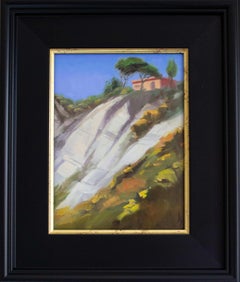 "Agrigento" (2025), Impressionistische italienische Landschaft, Ölgemälde auf Leinwand