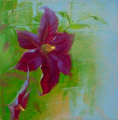 "Garden Glory" (2023) By Kirsten Savage, Original Oil Painting of Flower