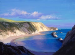"Jurassic Coast, England" Original Oil Painting