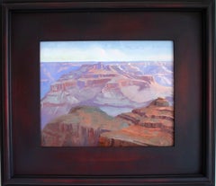 "Mather Point" (2025), Impressionistische Landschaft im Südwesten, Ölgemälde