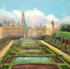 "Mont des Arts" Original Oil Painting