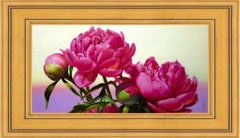 "Día de la madre" (2025) de Kirsten Savage, pintura al óleo original de una flor