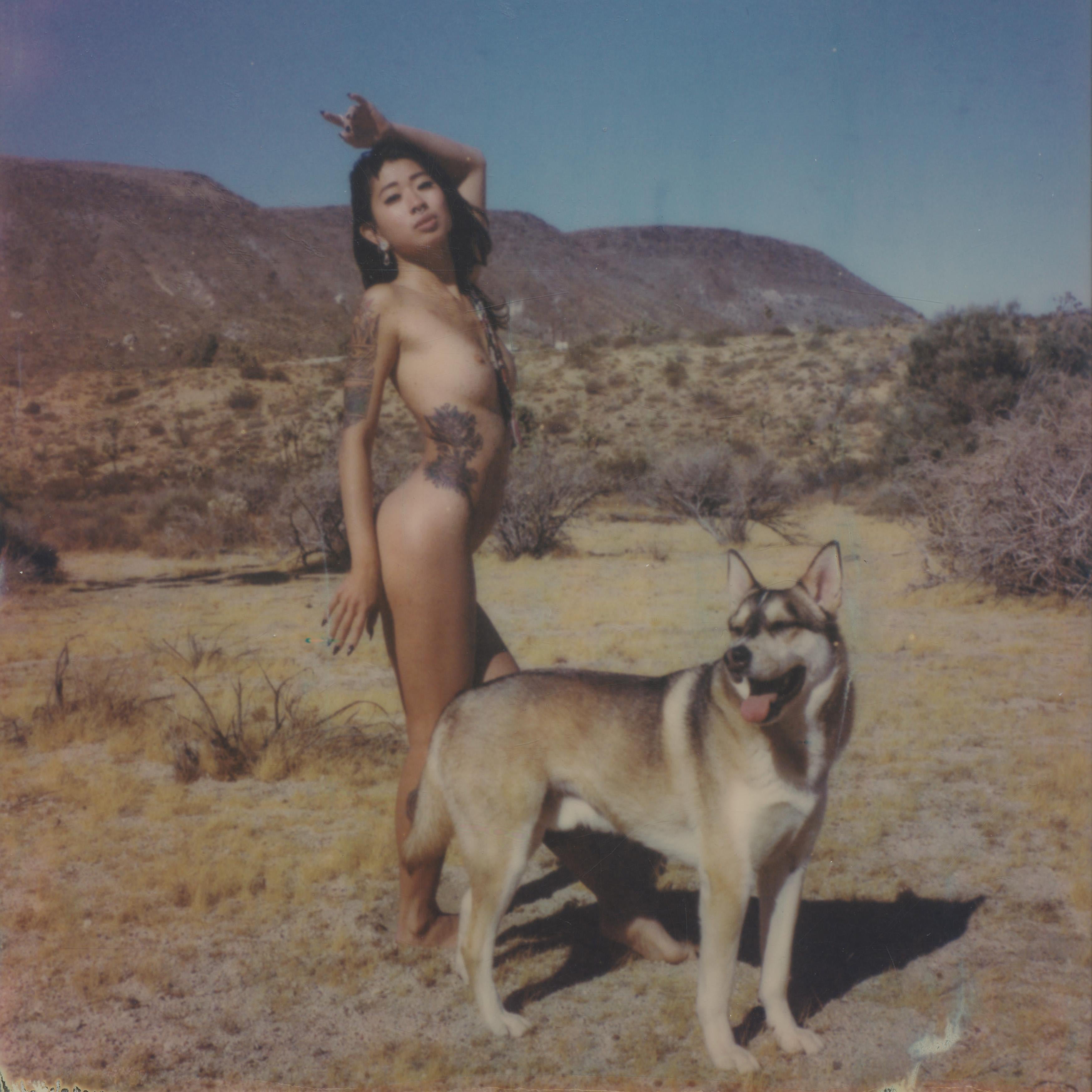 Kirsten Thys van den Audenaerde Nude Photograph – Animalisch - Contemporary, Polaroid, 21. Jahrhundert, Akt, Frauen, Figurativ