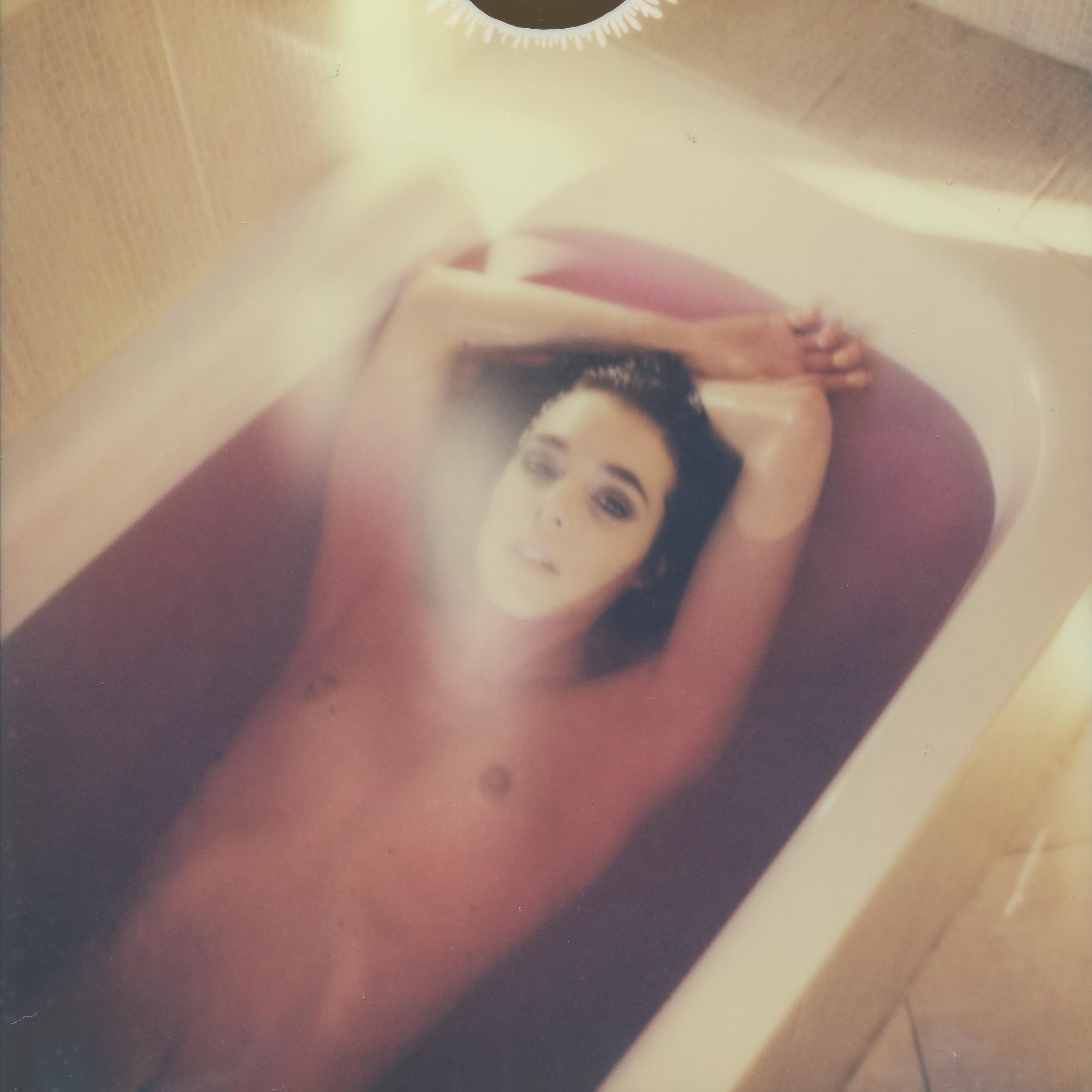Kirsten Thys van den Audenaerde Color Photograph - Bath time story V - Contemporary, Nude, Women, Polaroid, 21st Century
