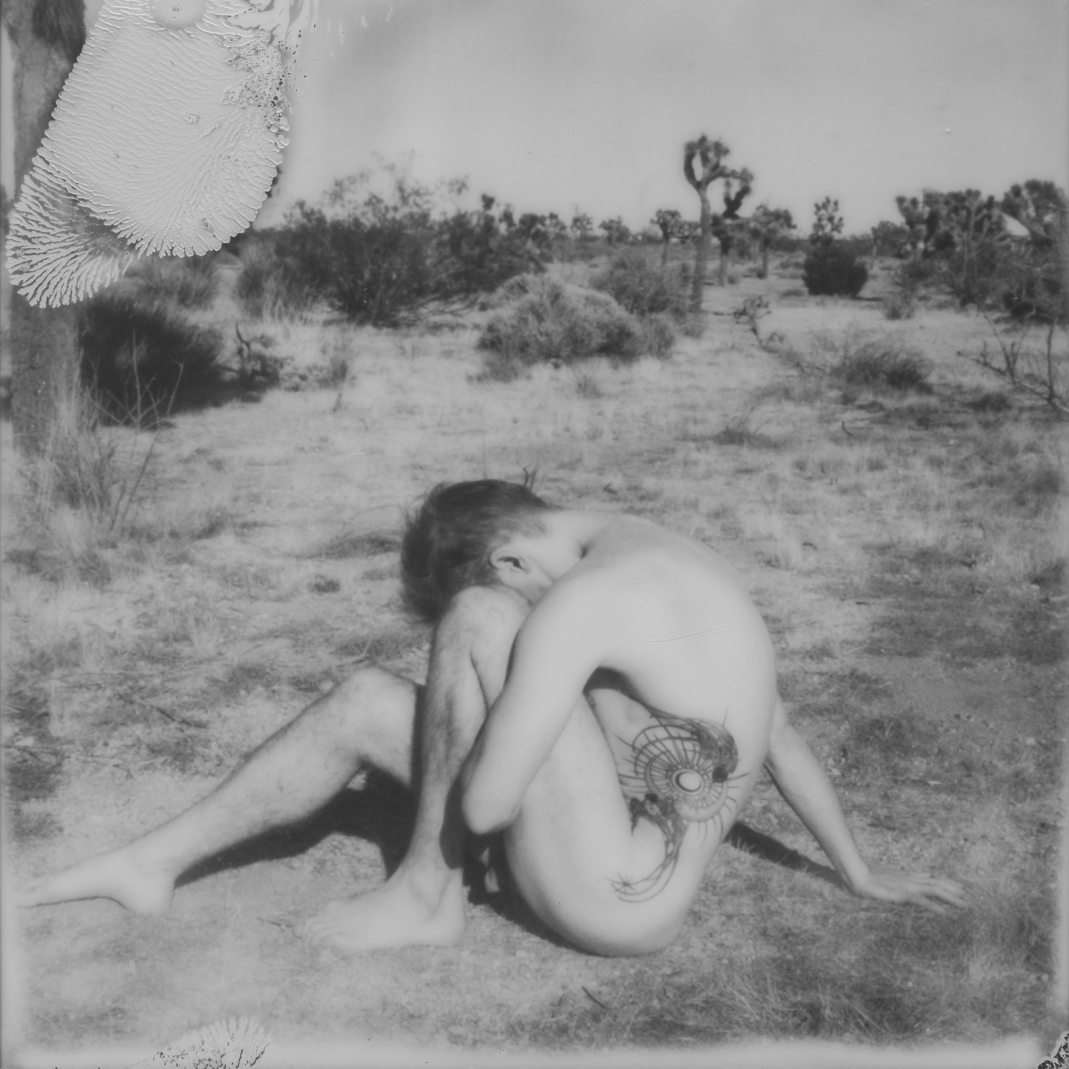 Kirsten Thys van den Audenaerde Black and White Photograph - Come undone - Contemporary, Polaroid, Nude, 21st Century, Joshua Tree