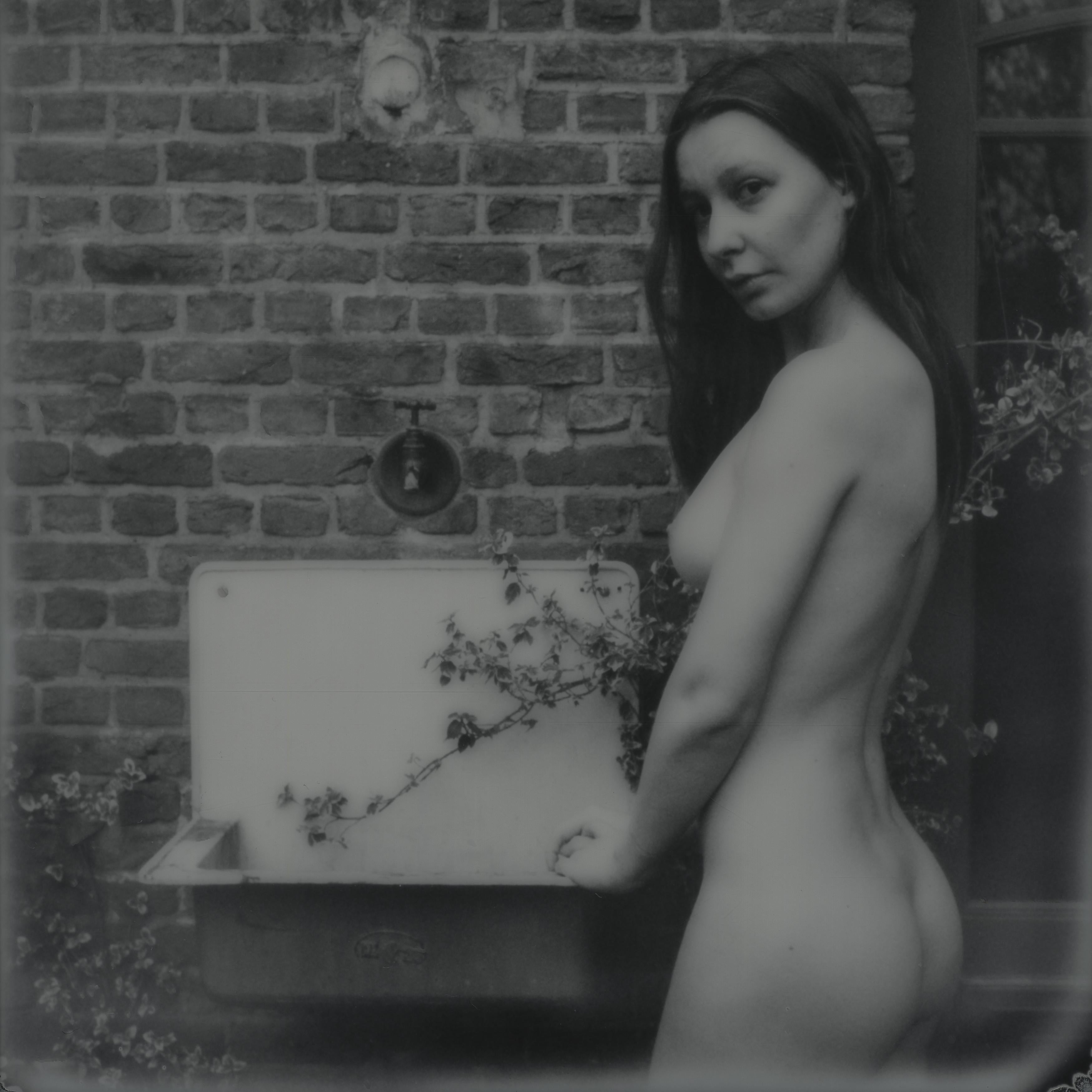 Kirsten Thys van den Audenaerde Black and White Photograph - Contraband - Contemporary, Nude, Women, Polaroid, 21st Century