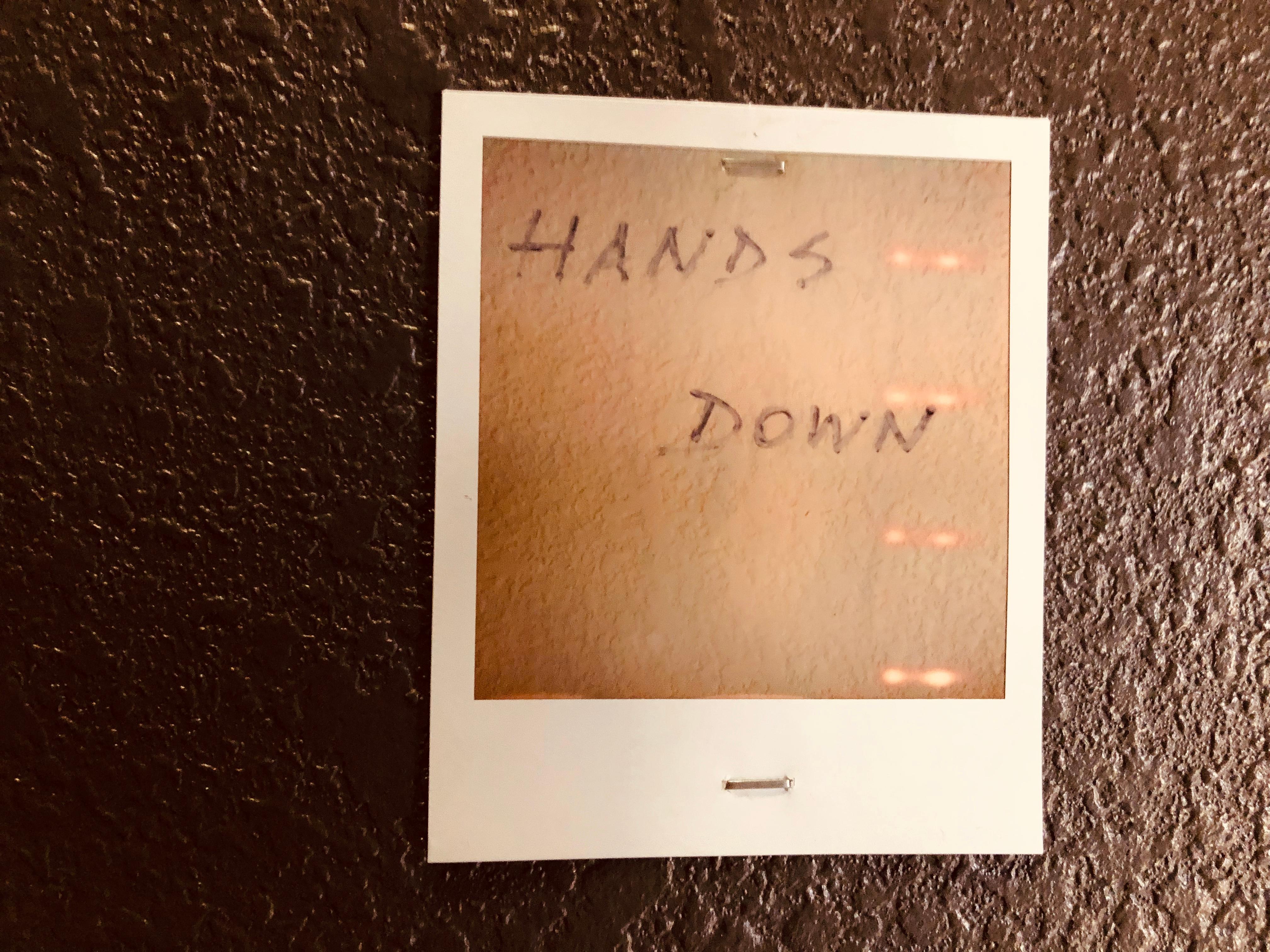 'Cradle' part of the series 'Hands down' - 2019 

50x50cm, 
Edition 5/7. 
archival C-Print based on the Polaroid. 
Signature label and certificate. 
Artist inventory PL2019-505. 
Not mounted. 

This piece is part of Kirsten's permanent exhibition at