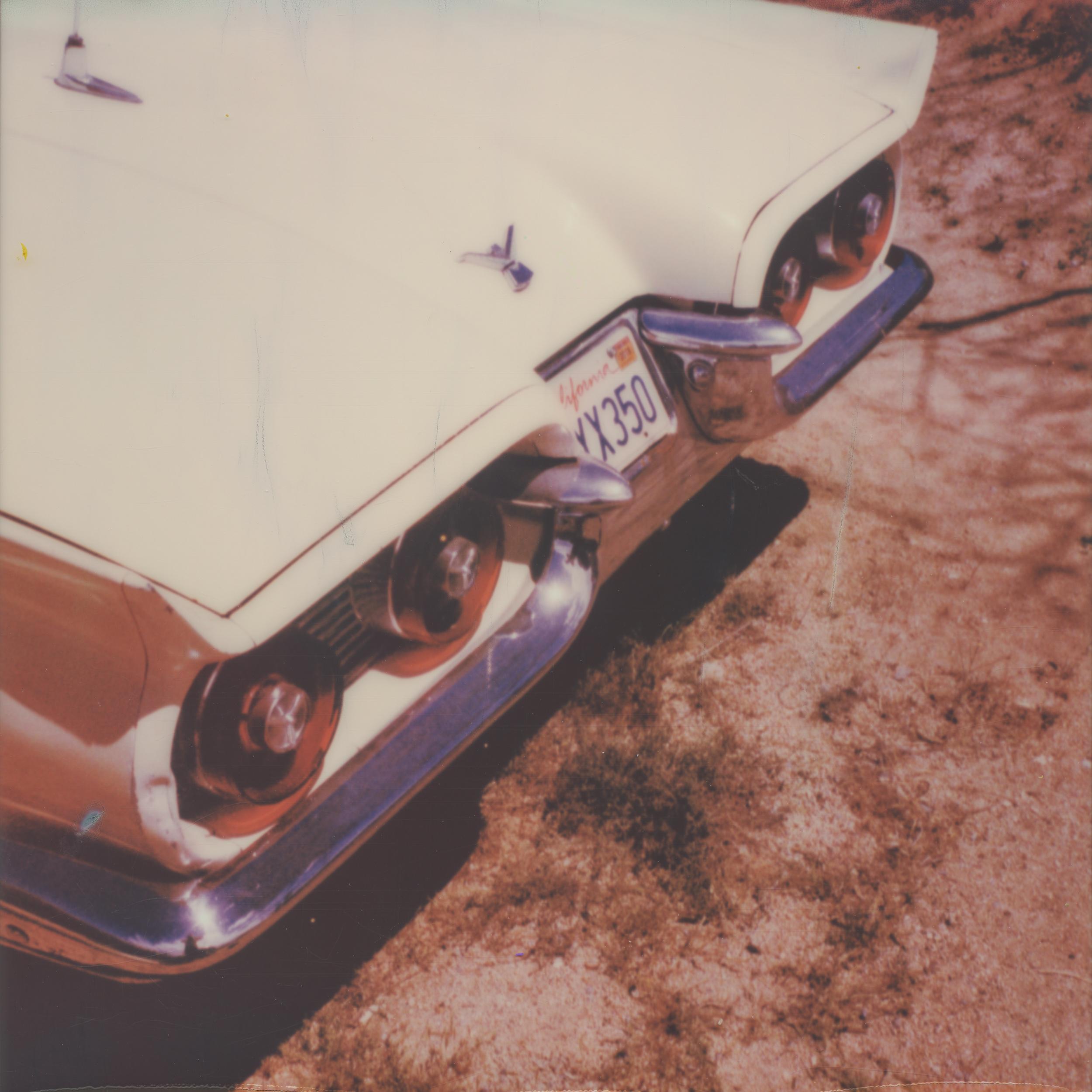 Kirsten Thys van den Audenaerde Landscape Photograph - Days of Thunder (Bombay Beach, CA) - 21st Century, Polaroid, Vintage Cars