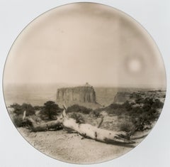 Zeitgenössische Zeichnung - Landschaft, Polaroid, 21. Jahrhundert, Schwarz-Weiß