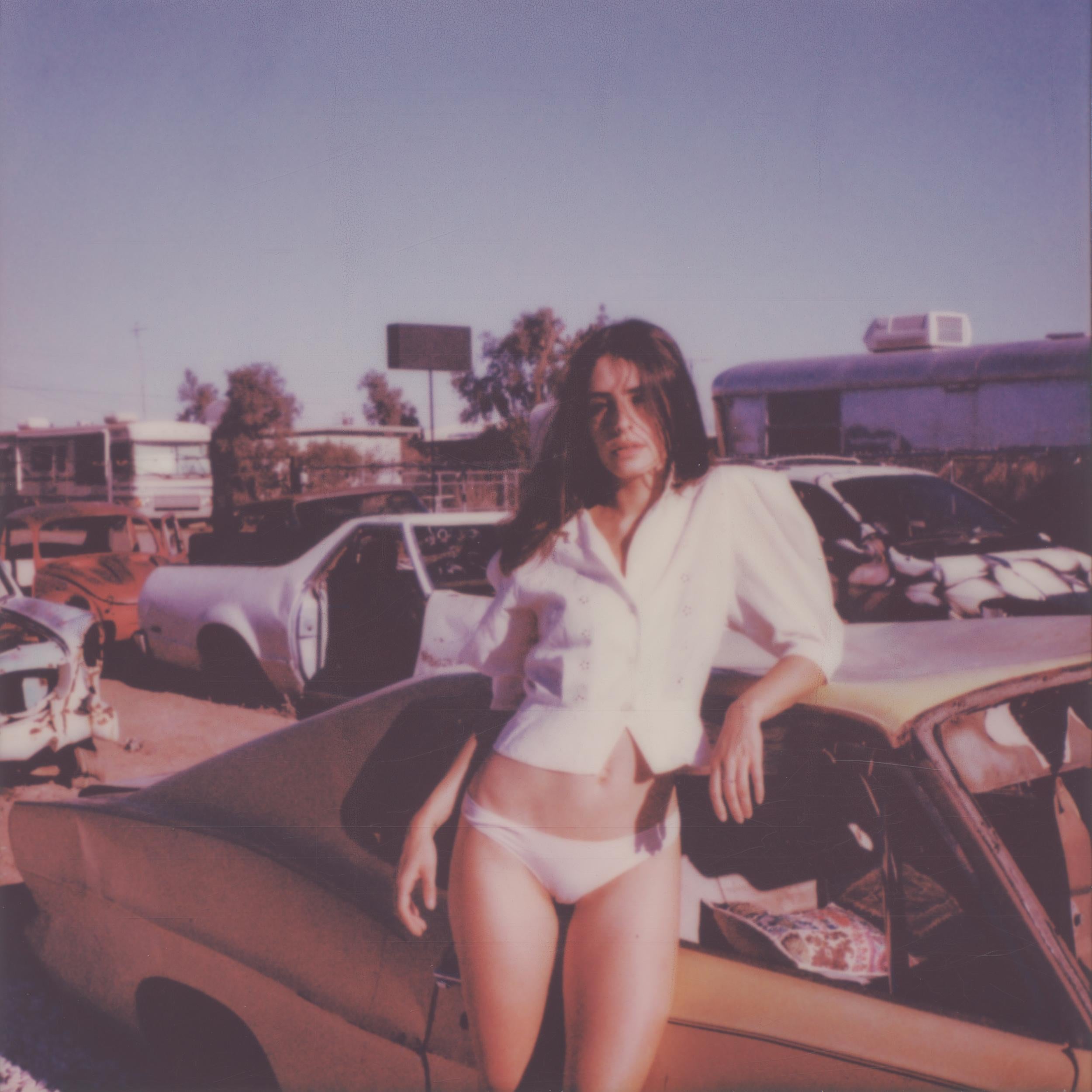 Kirsten Thys van den Audenaerde Figurative Photograph - Drive-in Dreams (Bombay Beach) - Contemporary, Polaroid, Women, 21st Century