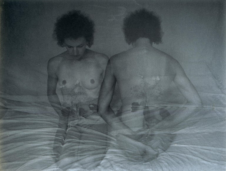 Kirsten Thys van den Audenaerde Black and White Photograph - Duality - Contemporary, Polaroid, Black and White, Women, 21st Century, Nude