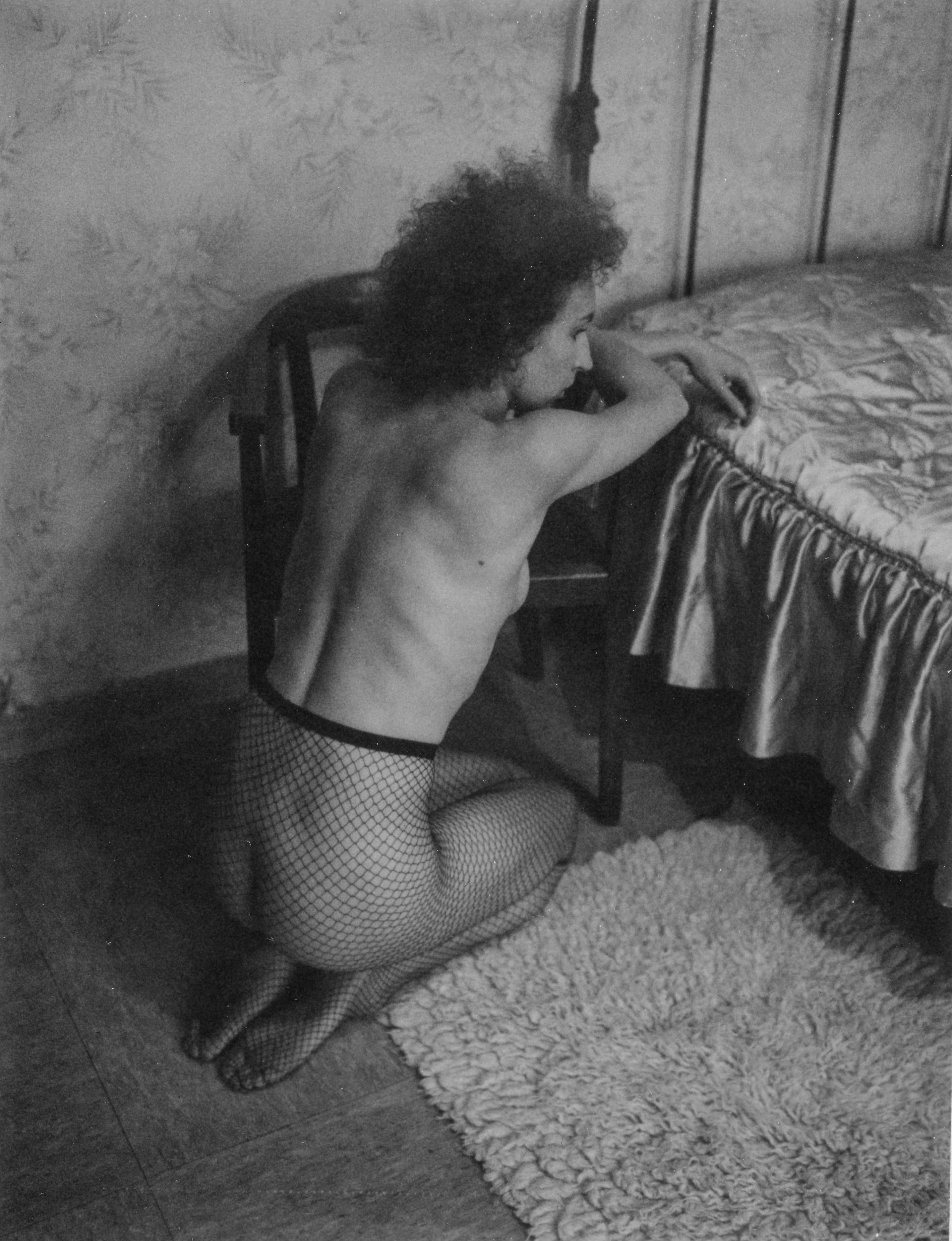 Kirsten Thys van den Audenaerde Black and White Photograph - Dust - Contemporary, Nude, Women, Polaroid, 21st Century
