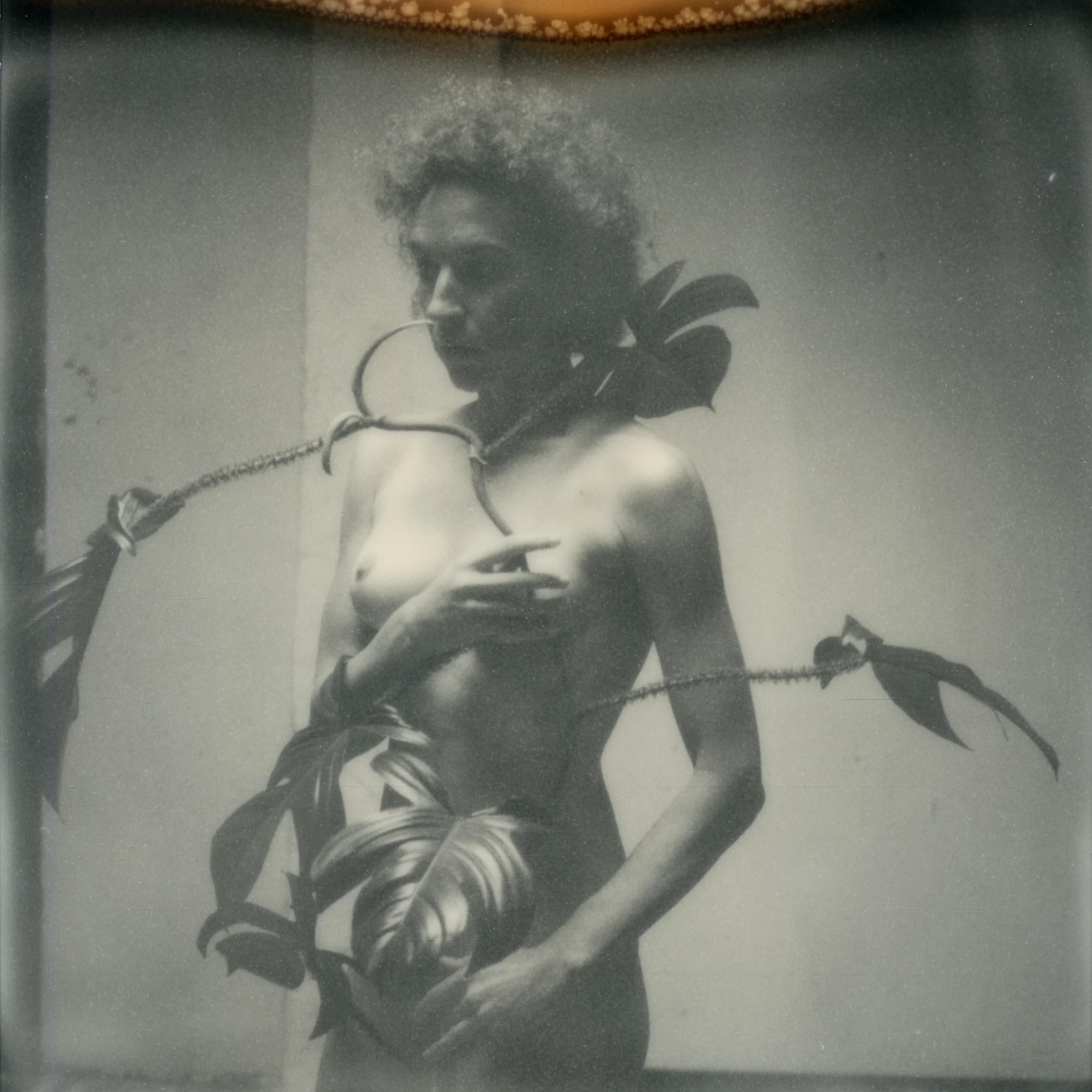 Kirsten Thys van den Audenaerde Nude Photograph - Embrace - Polaroid, Black and White, Women, 21st Century, Nude