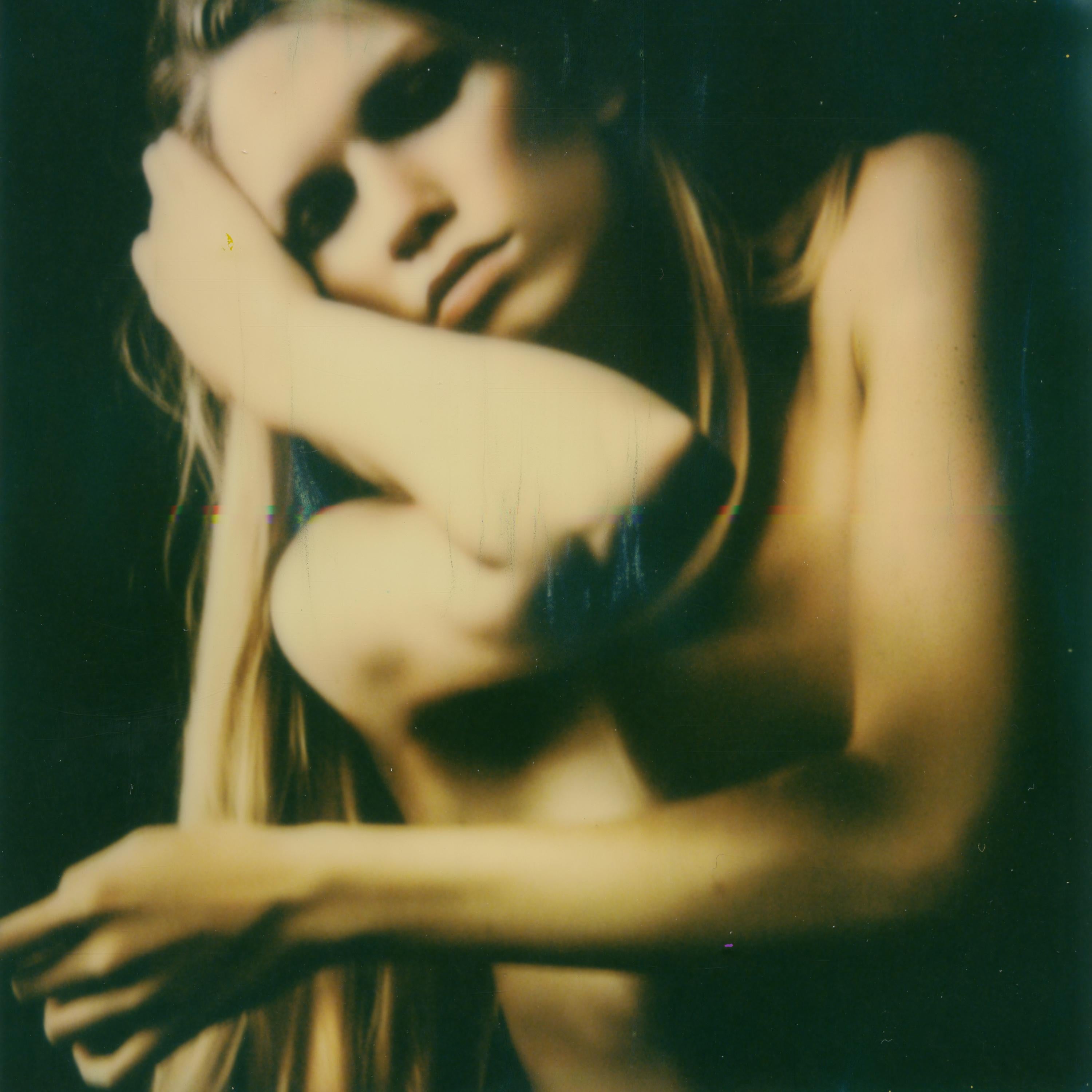 Kirsten Thys van den Audenaerde Color Photograph - Even with my eyes closed - Polaroid, Color, Women, Portrait