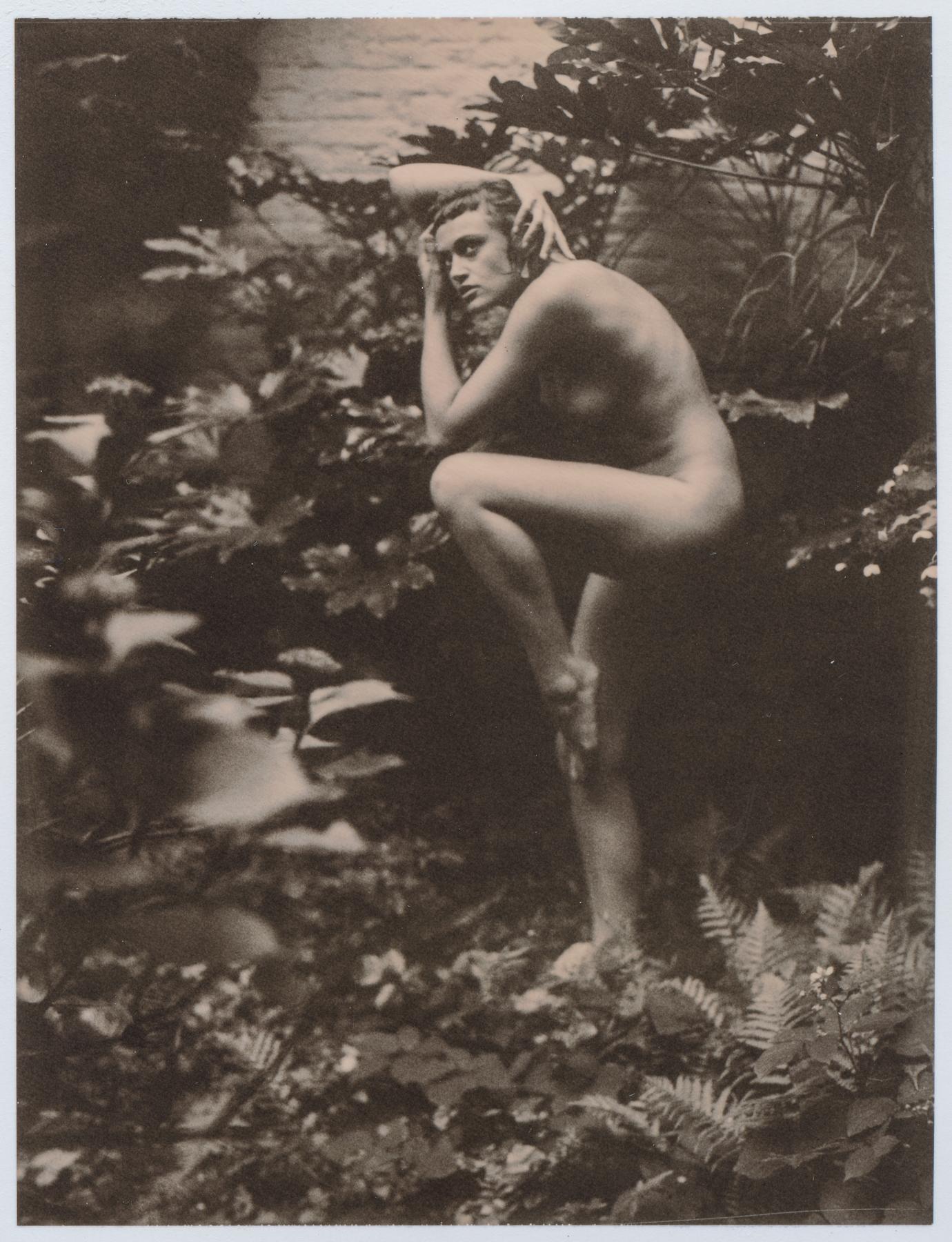 Kirsten Thys van den Audenaerde Black and White Photograph - Faun - Contemporary, Figurative, Women, Polaroid, Photograph, Nude