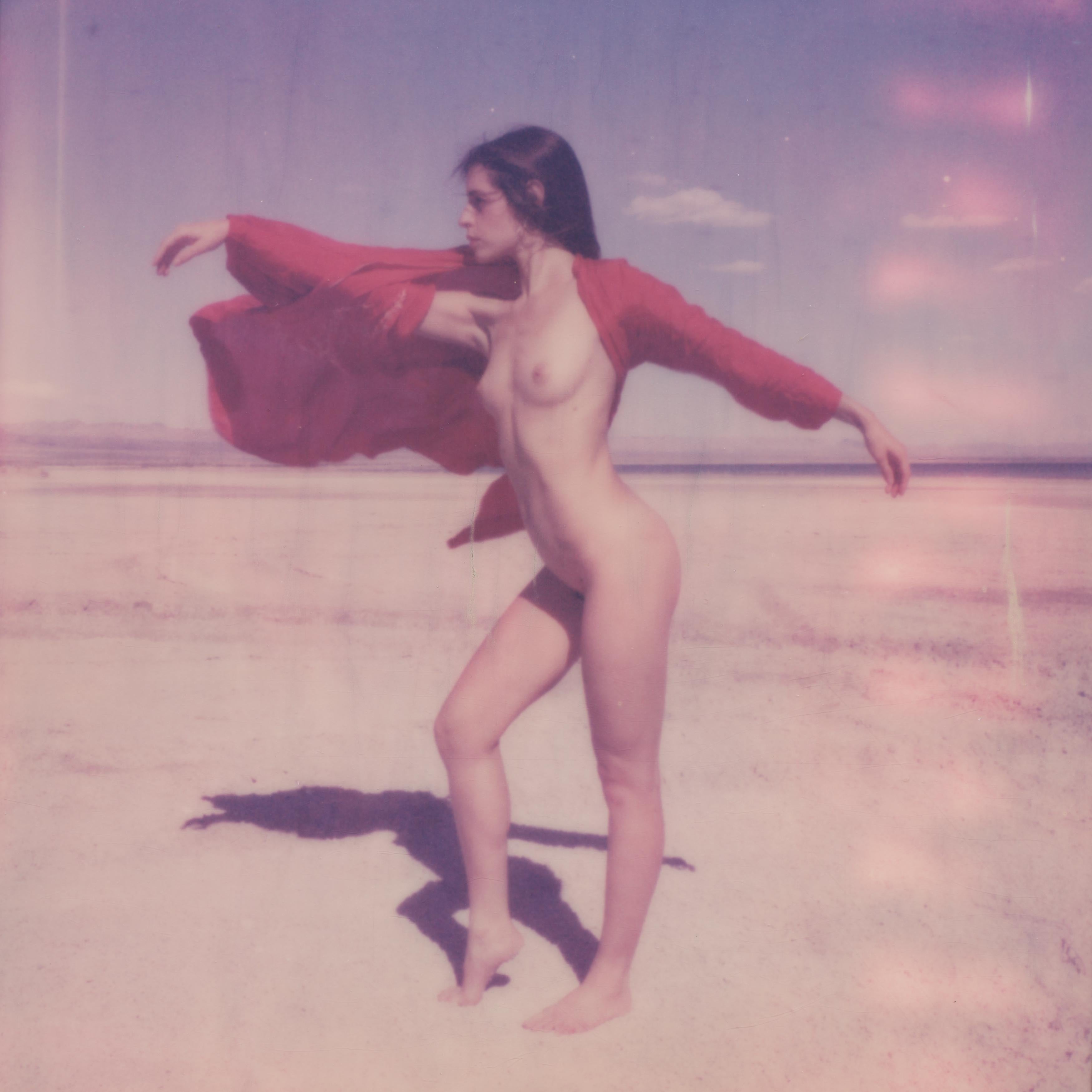 Kirsten Thys van den Audenaerde Nude Photograph - Fly (Bombay Beach) - Contemporary, Polaroid, Color, Women, 21st Century